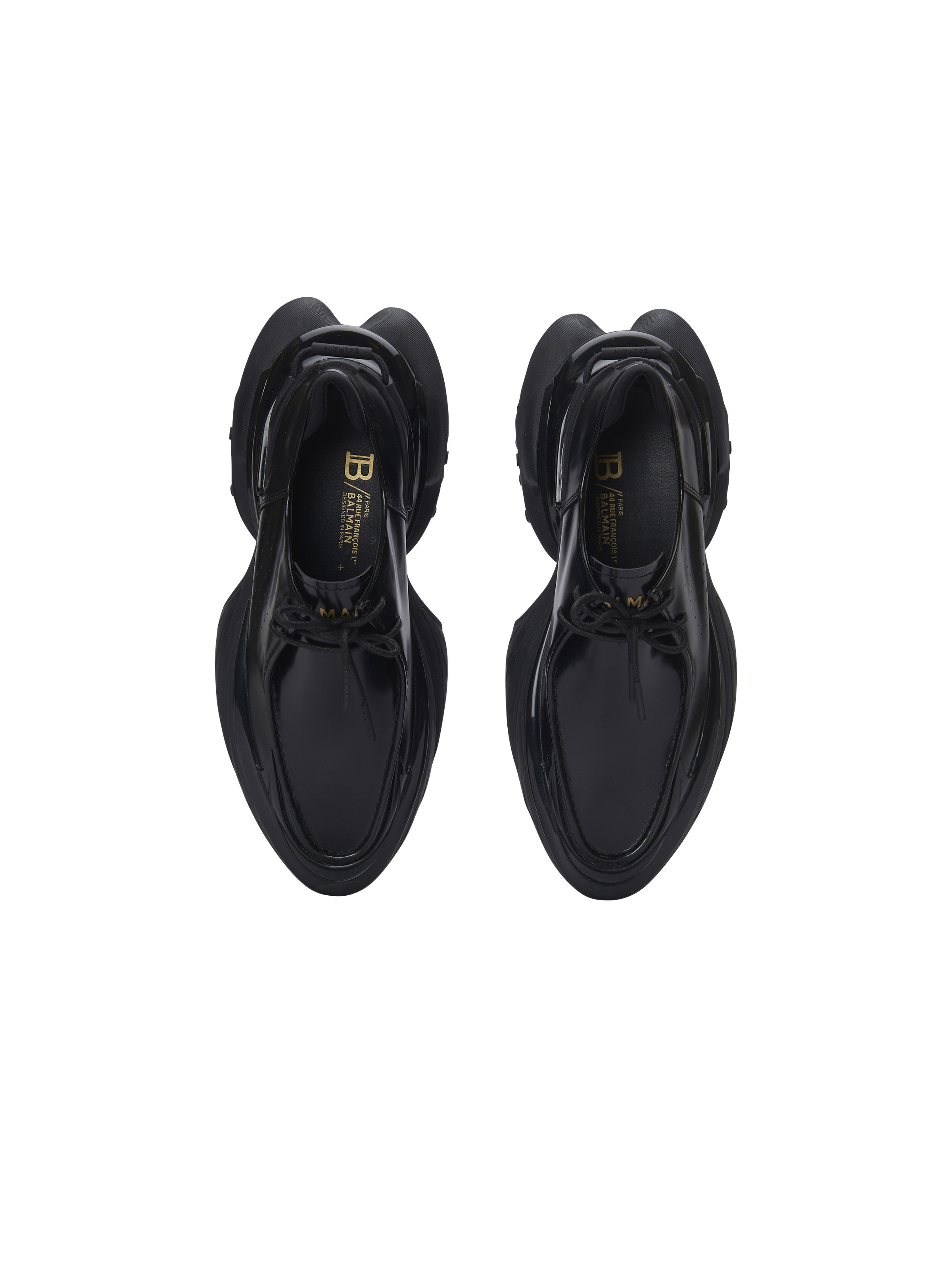 Unicorn glazed leather loafers - 3