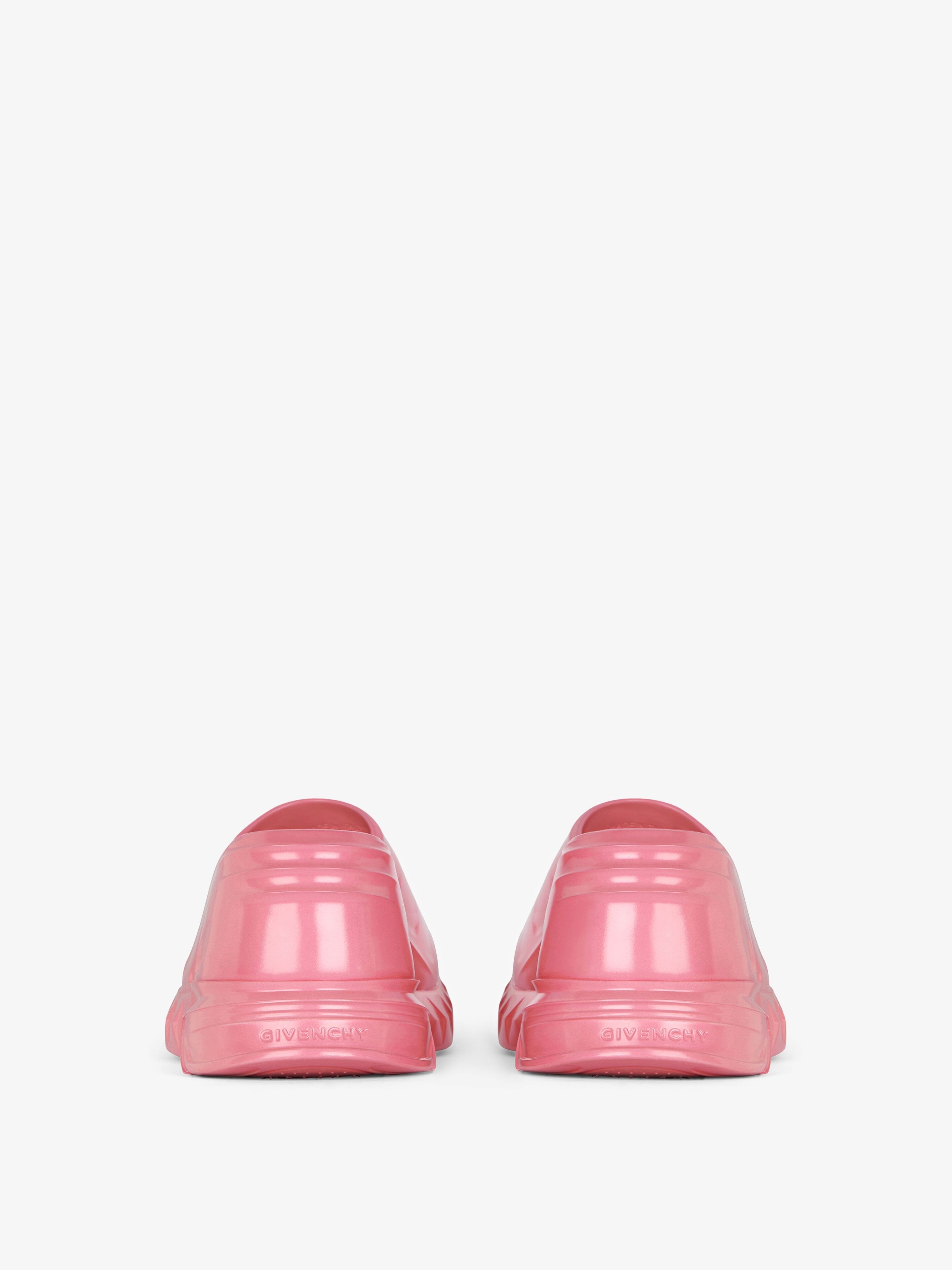 MARSHMALLOW WEDGE SANDALS IN IRIDESCENT RUBBER - 8