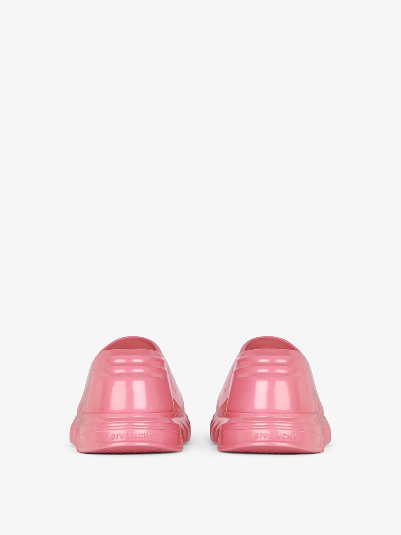 MARSHMALLOW WEDGE SANDALS IN IRIDESCENT RUBBER 8