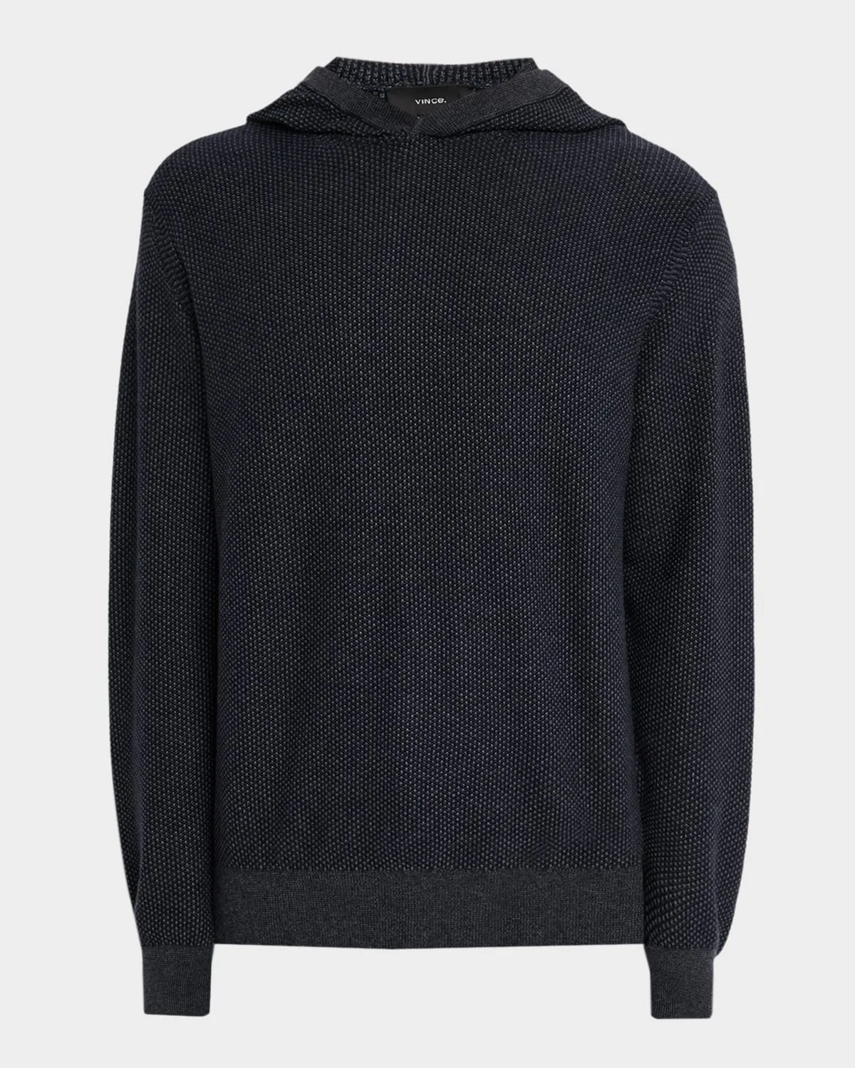 Men's Geo Jacquard Long-Sleeve Hoodie - 1