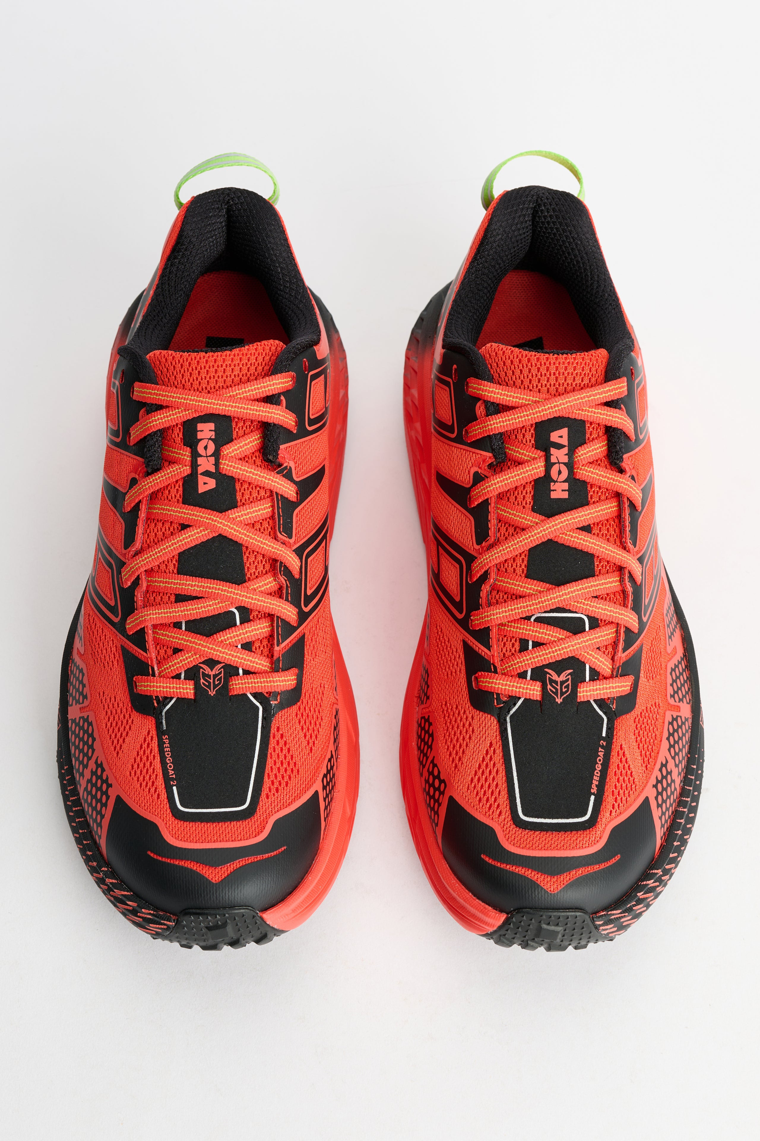 HOKA U SPEEDGOAT 2 TOMATO / ELECTRIC GREEN - 5