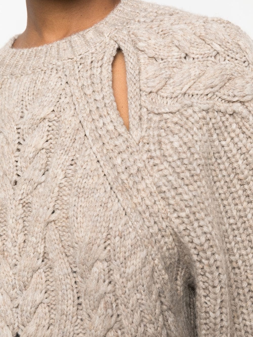 Paloma cable-knit jumper - 5