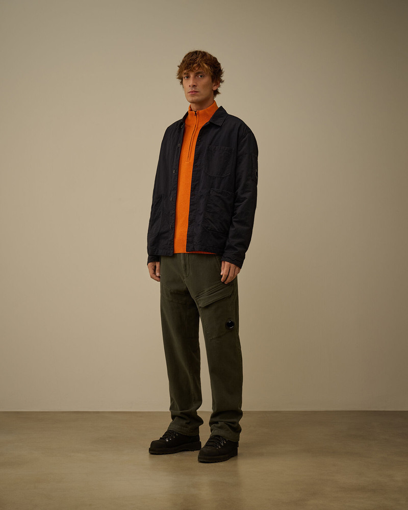 C.P. Company Diagonal Flatt Nylon Button Overshirt outlook