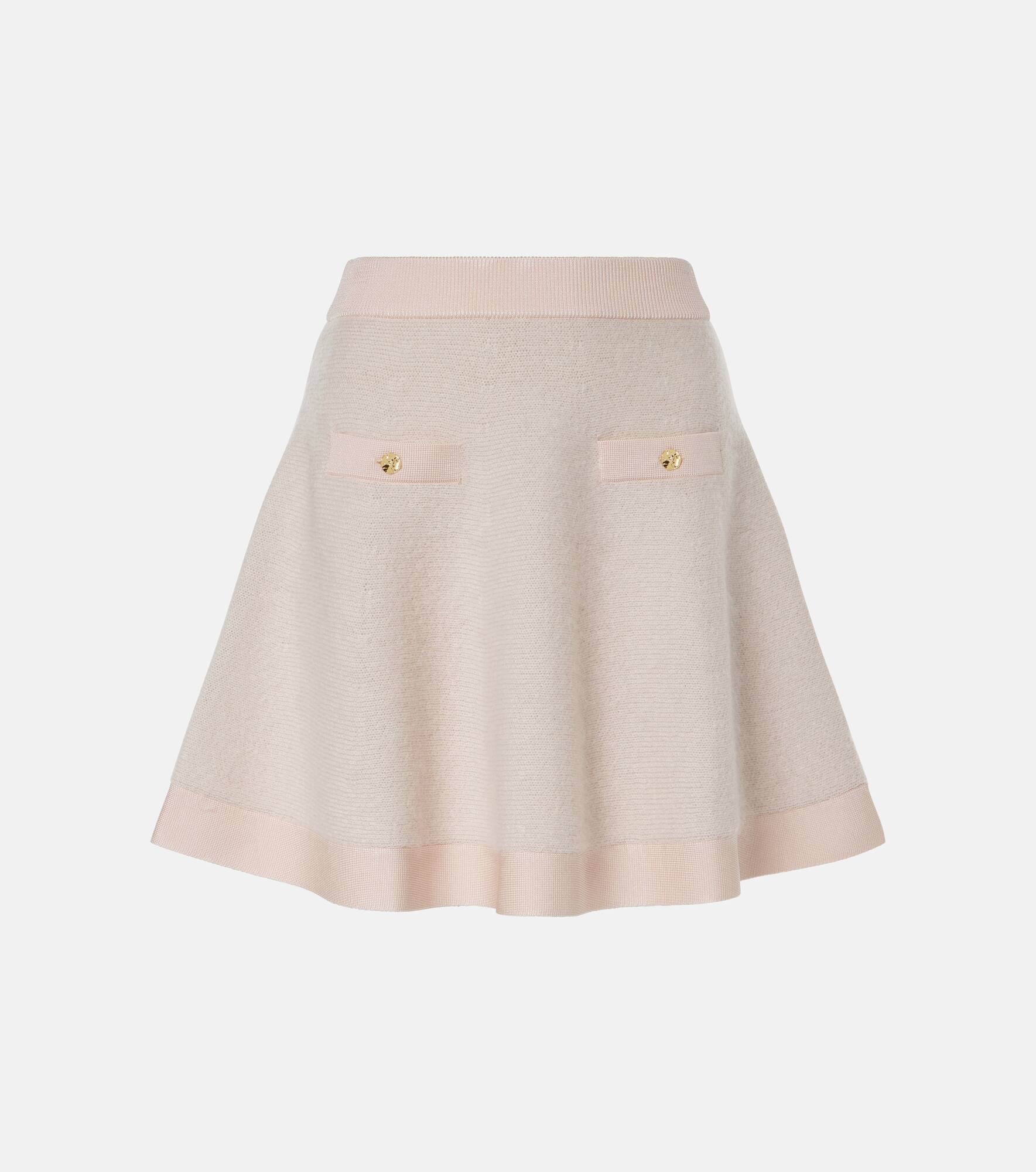 Wool-blend miniskirt - 1