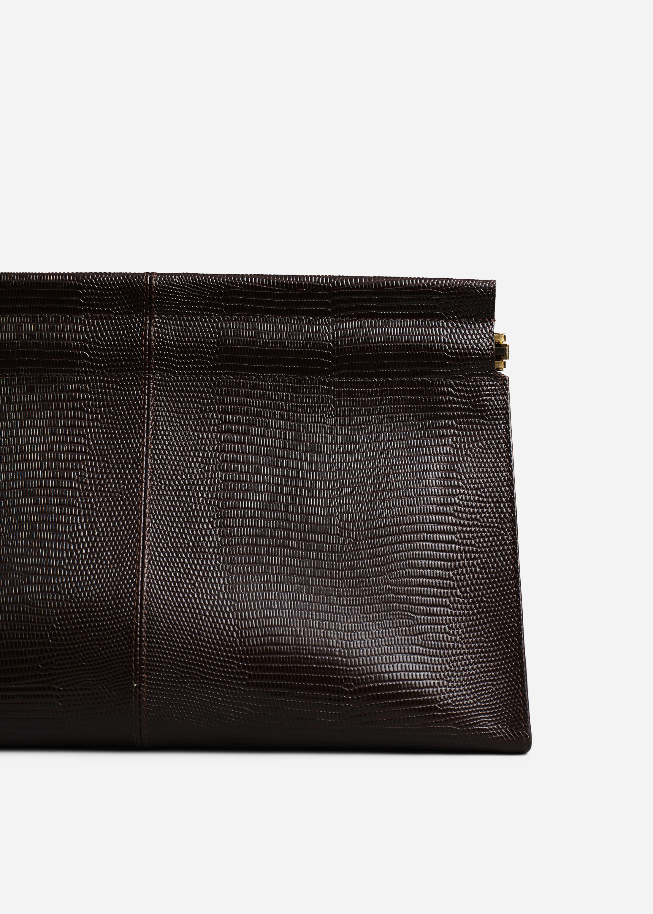 Large Leather Clutch - 3