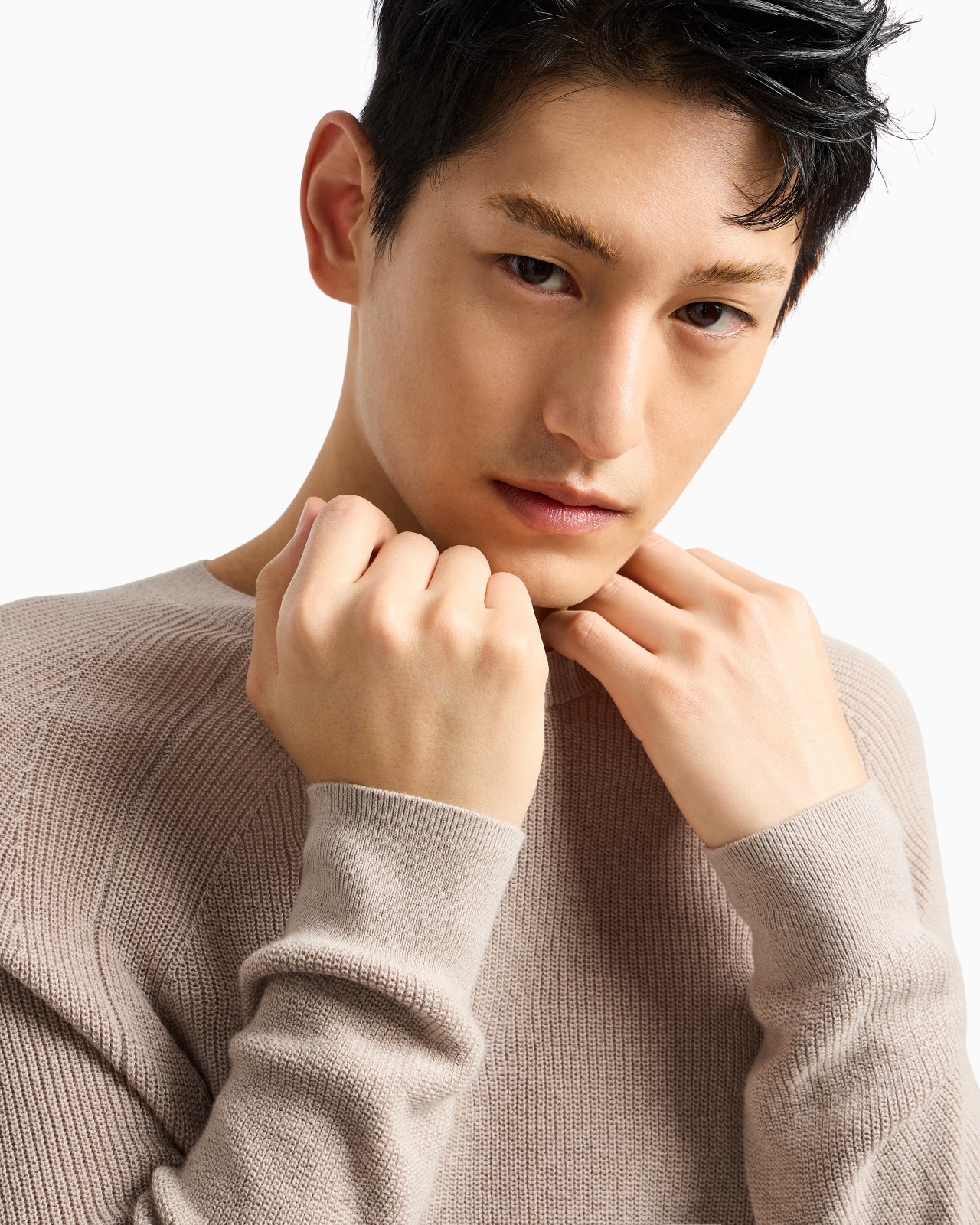 JUMPER IN A HALF FISHERMAN’S RIB KNIT - 5