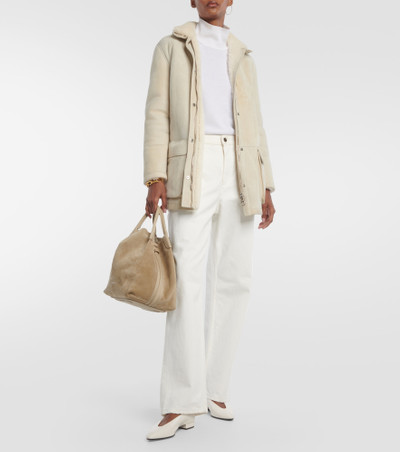 Loro Piana Voyageur shearling-lined suede jacket outlook