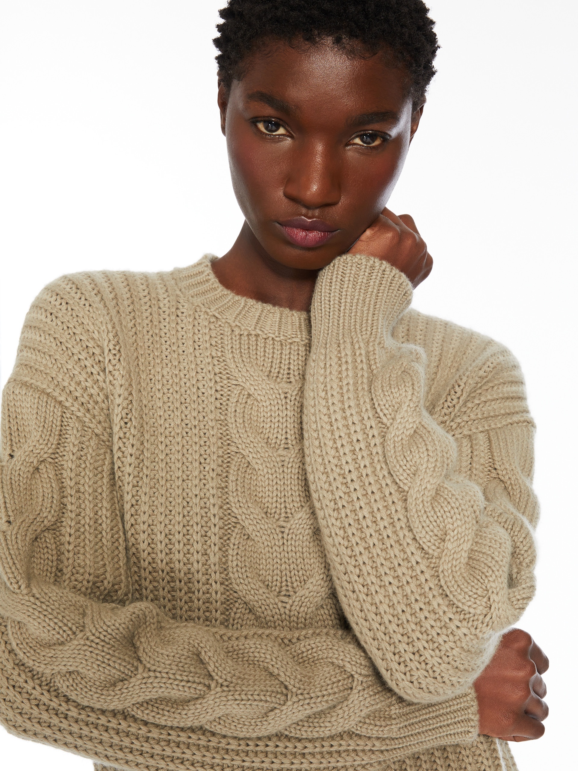 ACCIAIO1234 Ribbed cotton oversized pullover - 5