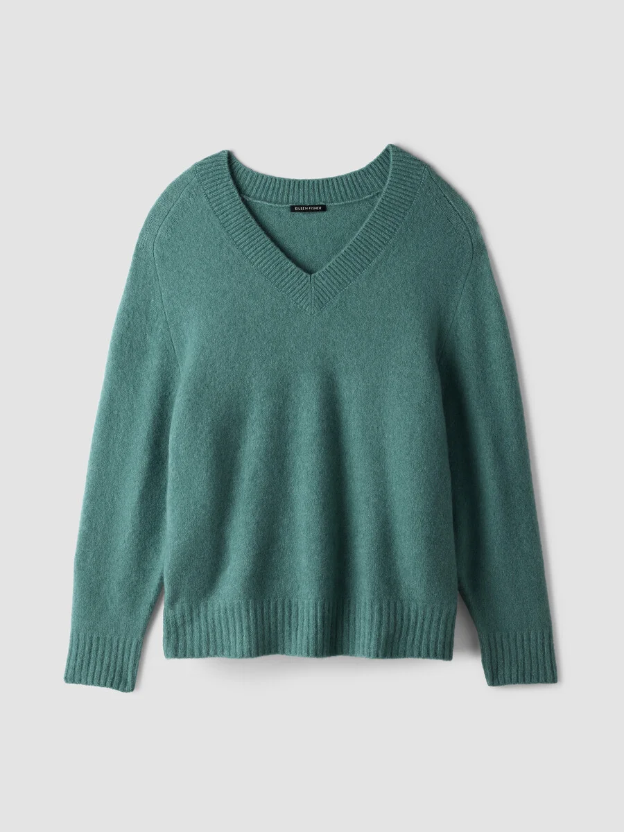 Cashmere Silk Bliss V-Neck Top - 1