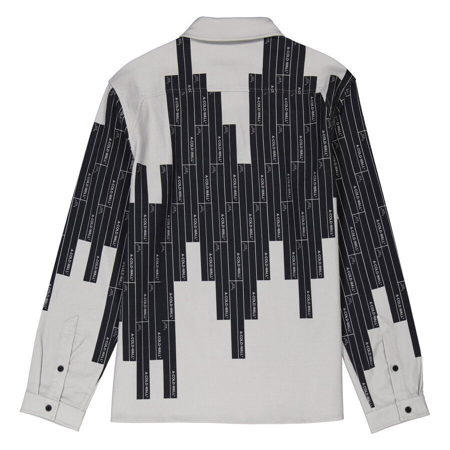 A Cold Wall Vector Monogram Long-Sleeve Cotton Polo Shirt - 2