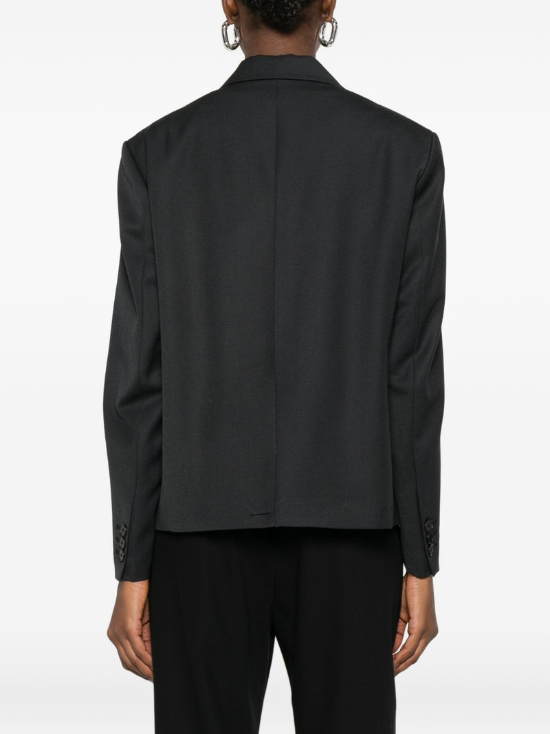 notched-lapel button-fastening blazer 4