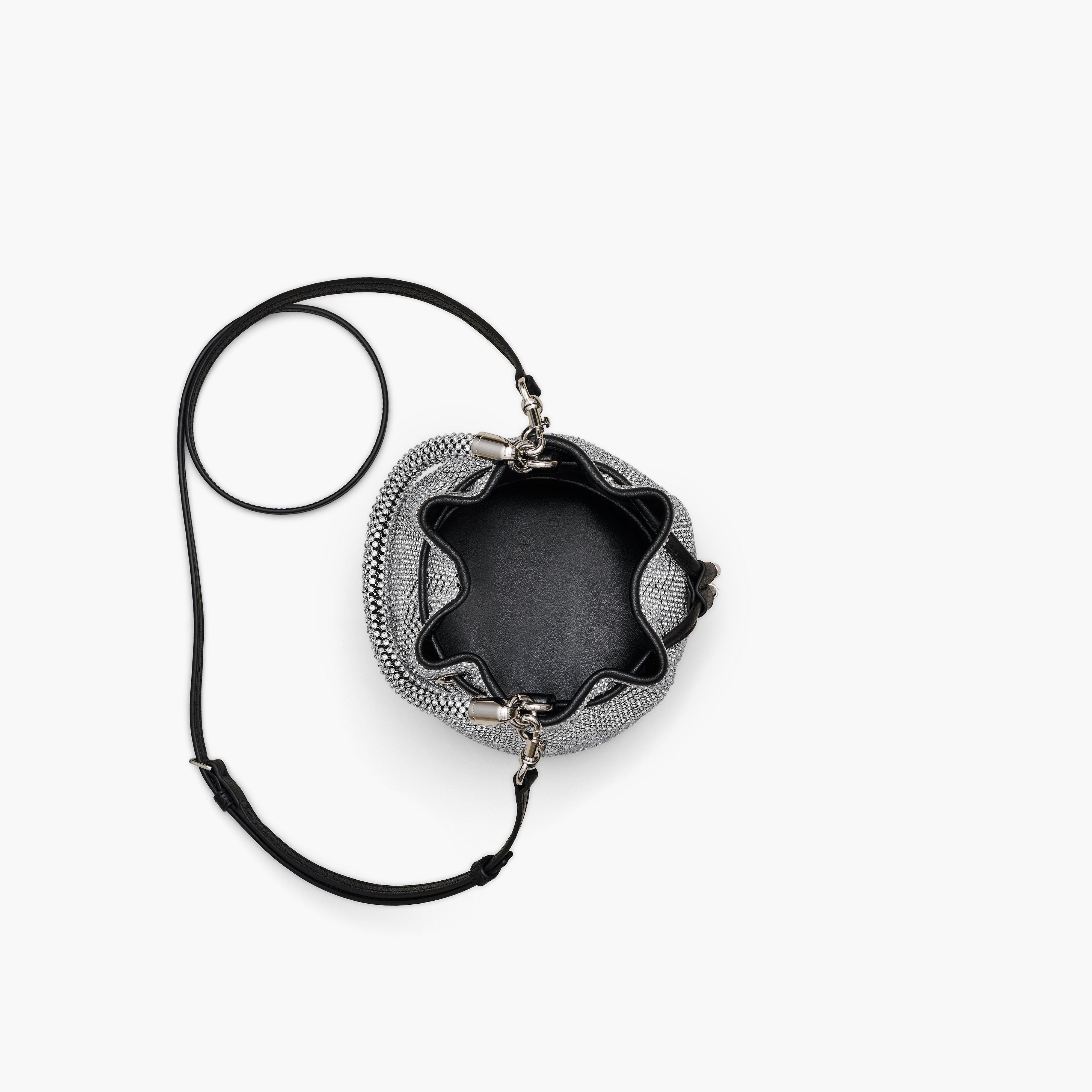 THE RHINESTONE MINI BUCKET BAG - 6
