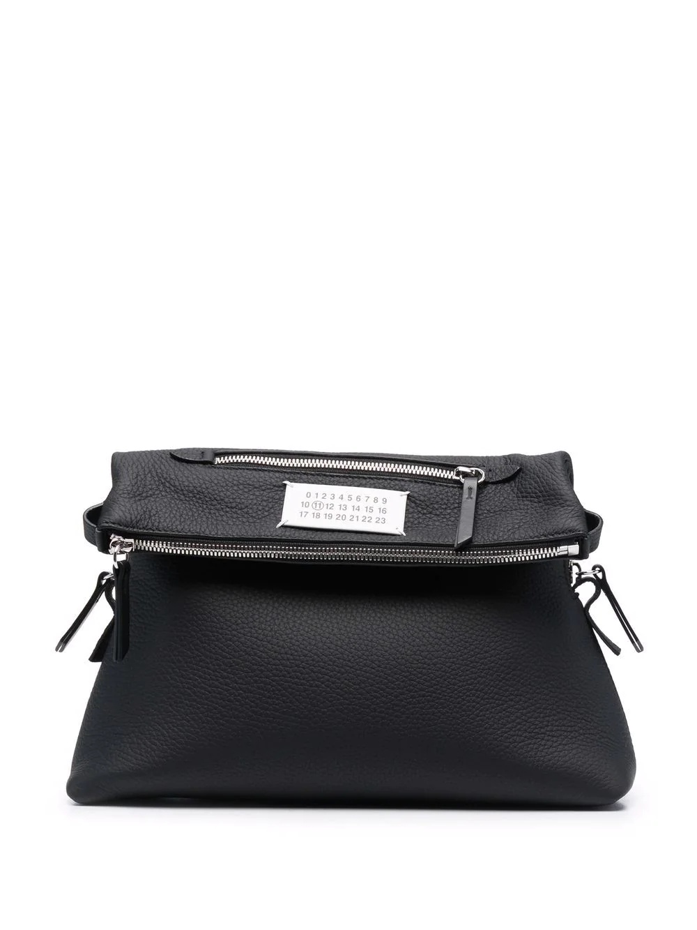 signature-stitch leather shoulder bag - 6