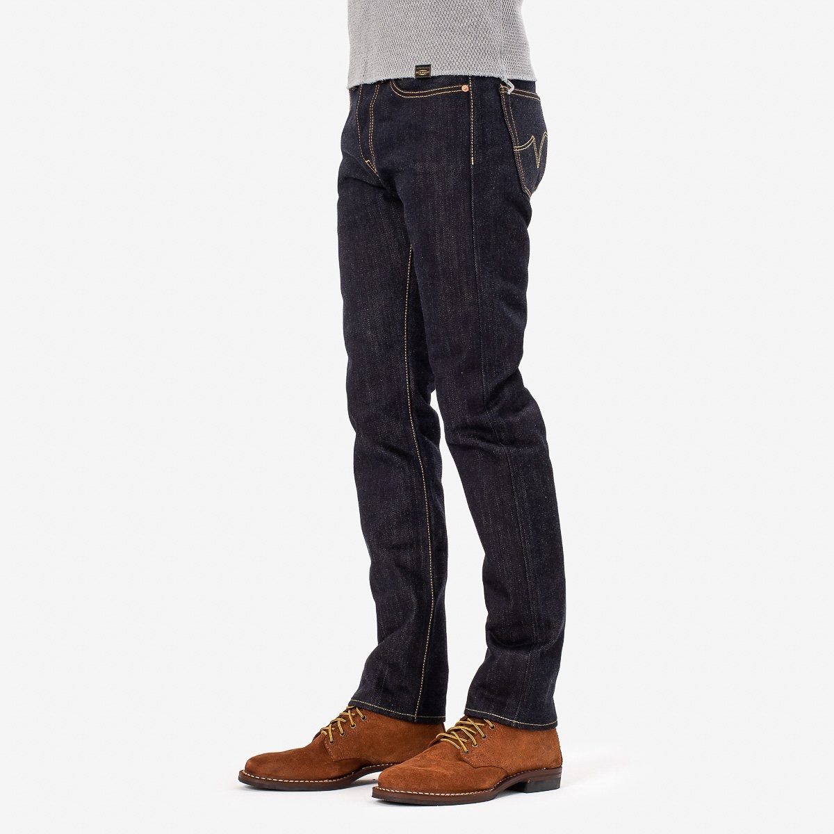 IH-555-XHS 25oz Selvedge Denim Super Slim Cut Jeans - Indigo - 3