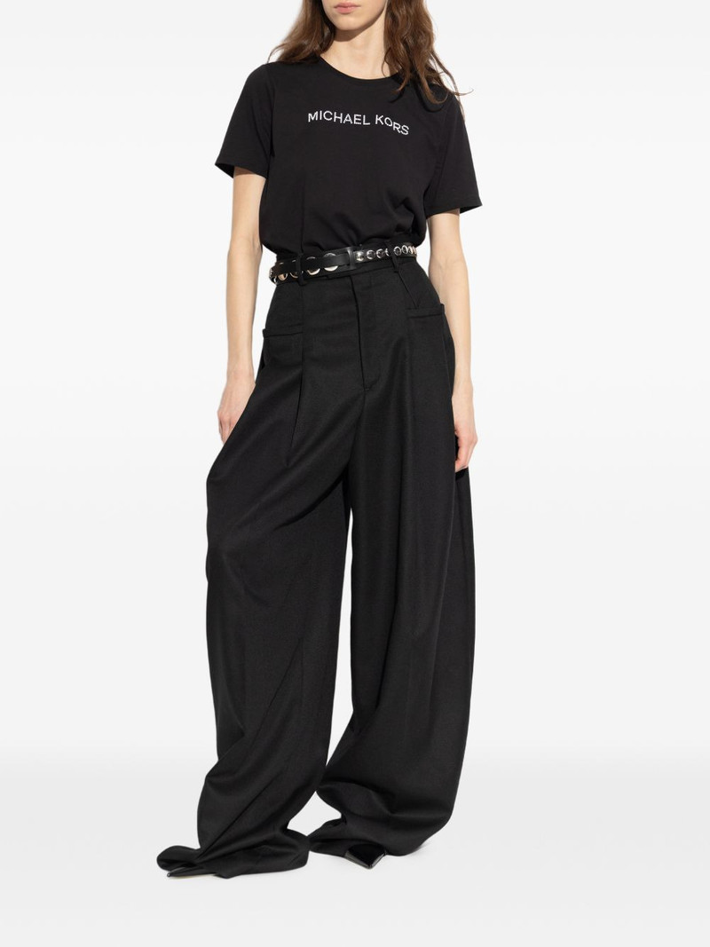 MICHAEL KORS beaded-logo T-shirt outlook