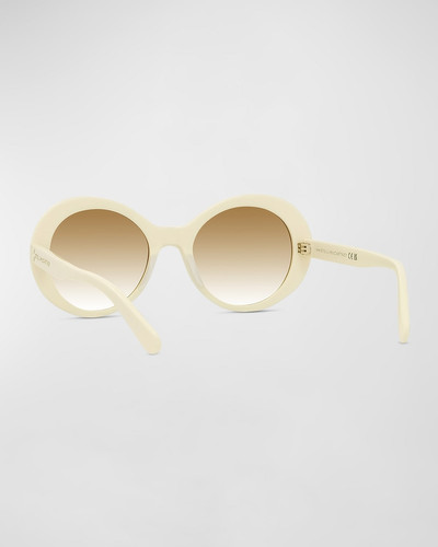 Stella McCartney Oversized Plastic Round Sunglasses outlook