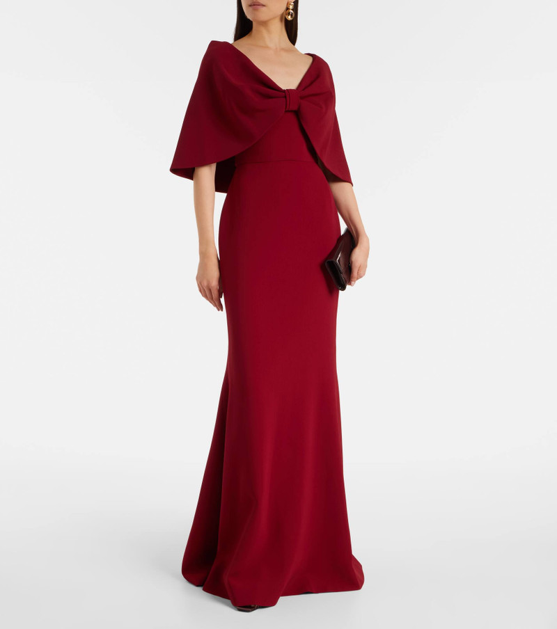 ELIE SAAB Caped cady gown outlook