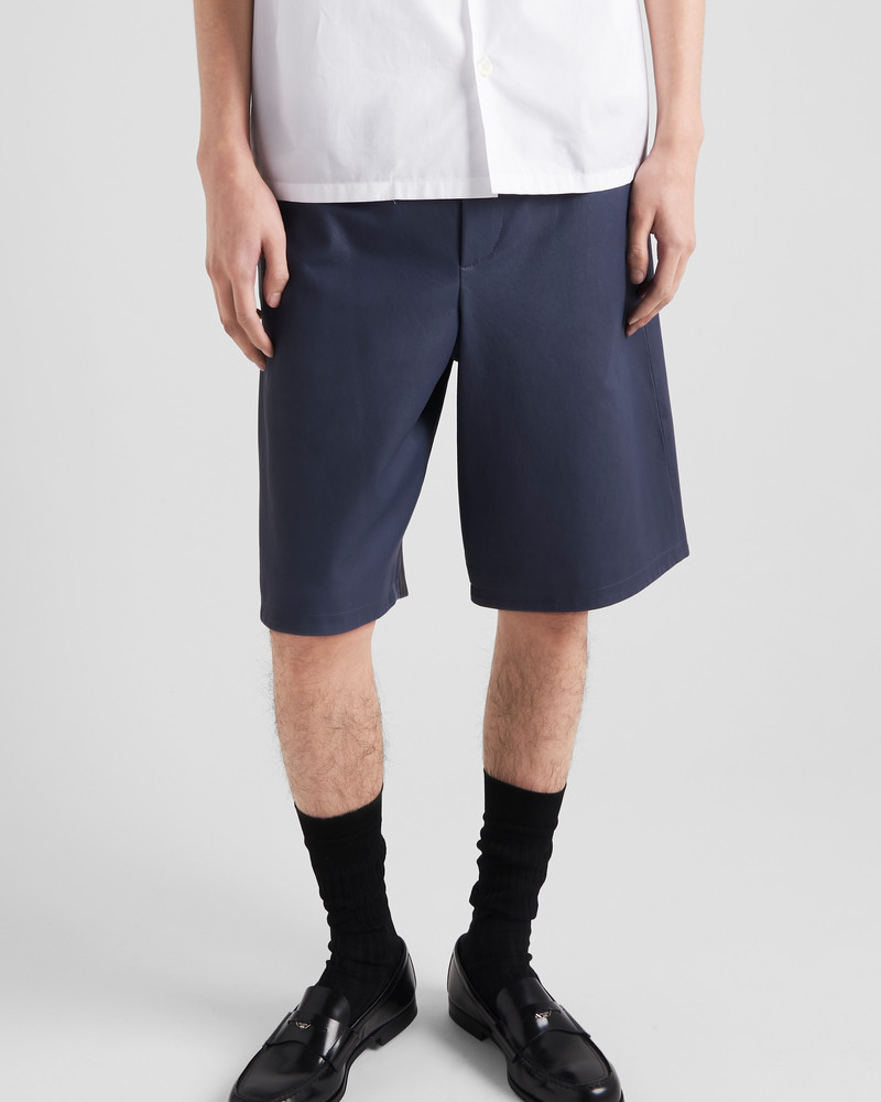 Nappa leather Bermudas 3