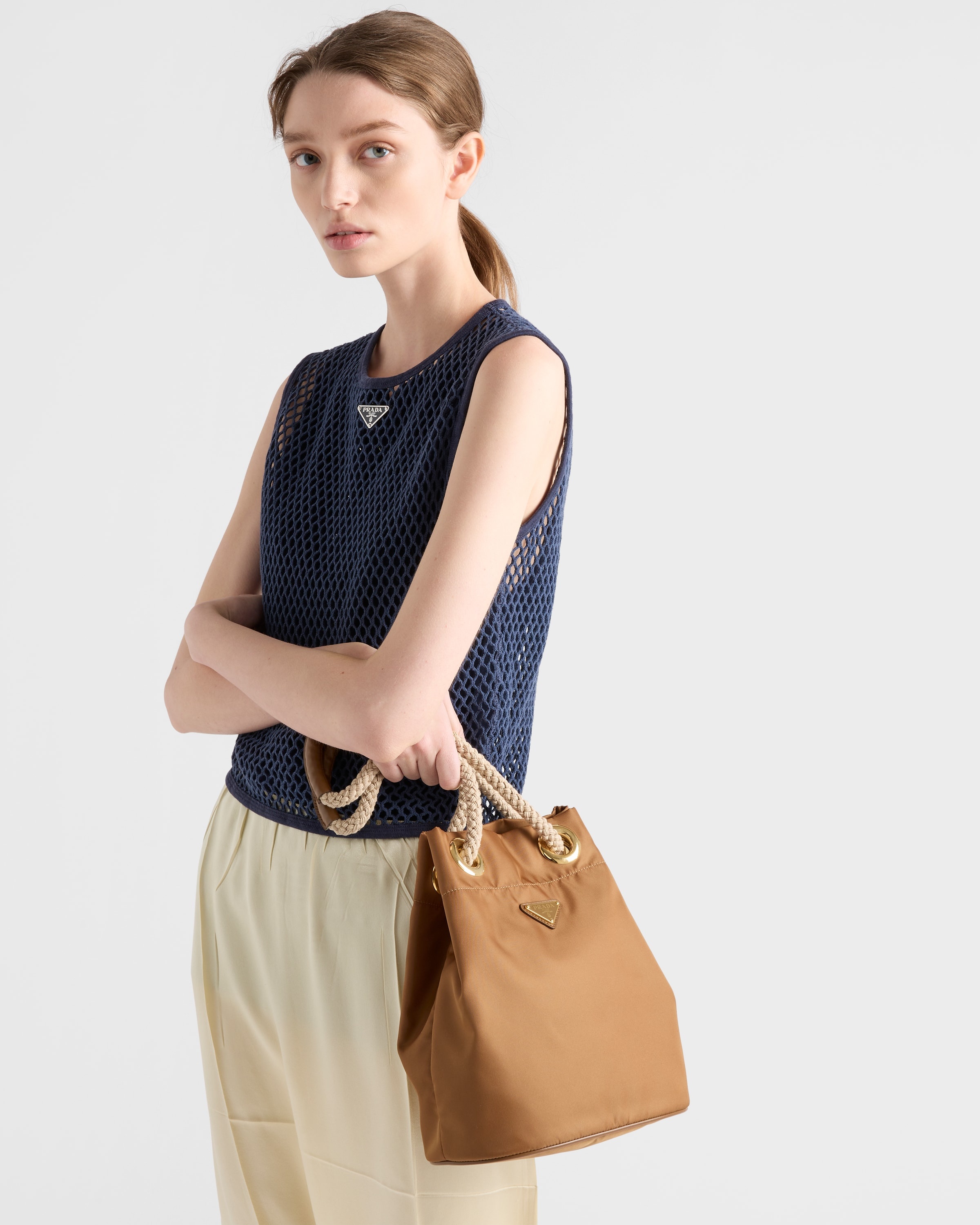 Cotton mesh top - 4