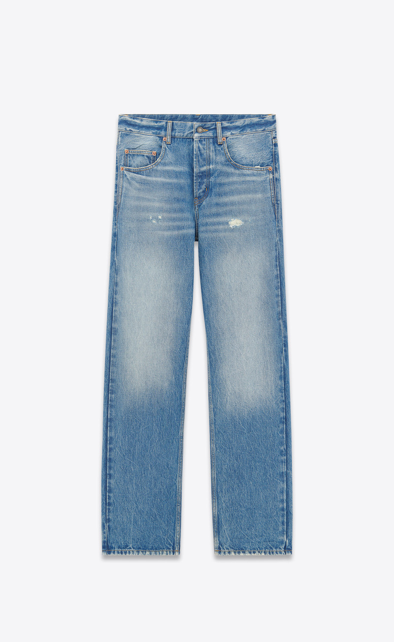 long extreme baggy jeans in lake medium blue denim 1