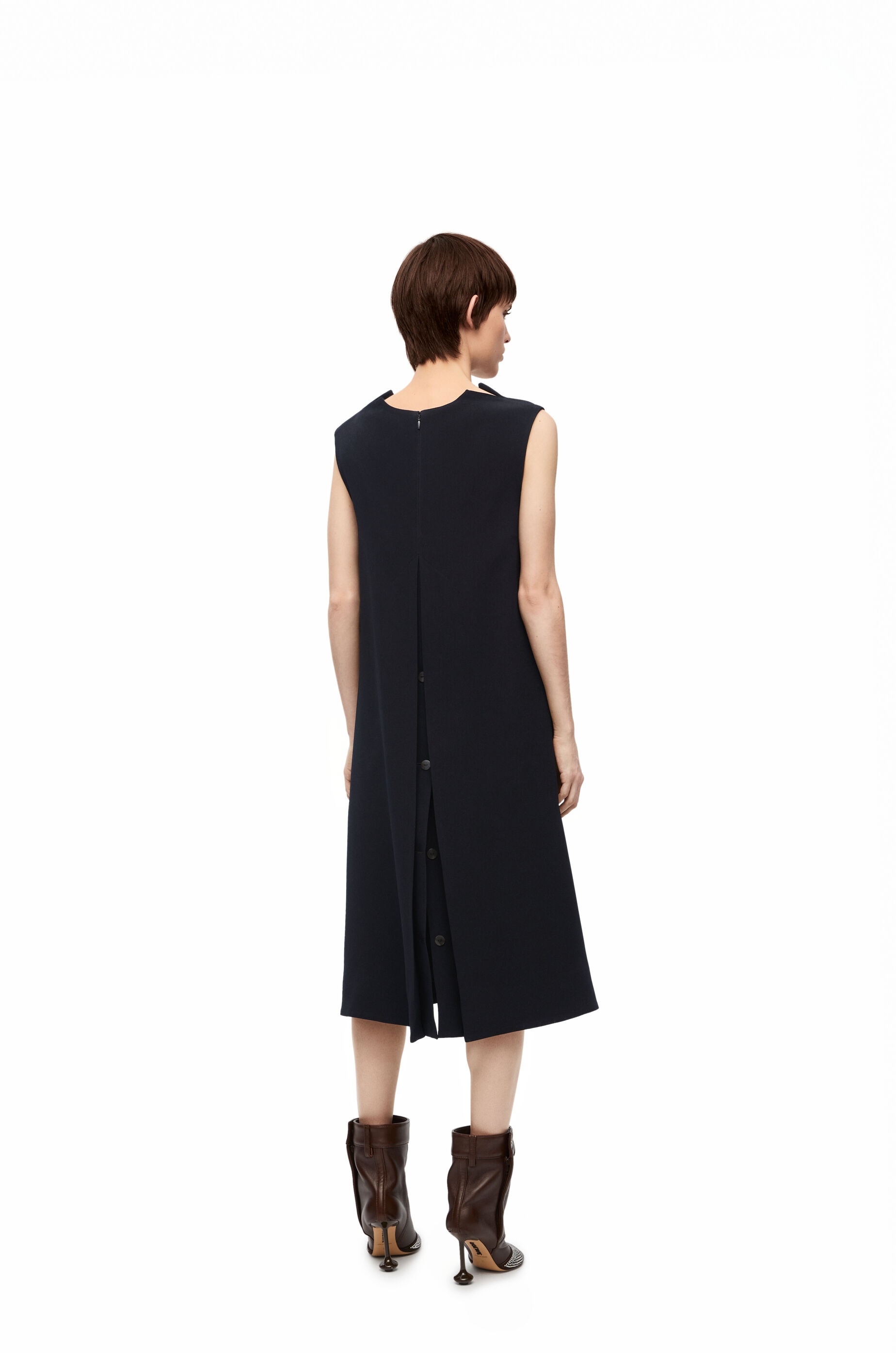 A-line dress in viscose - 3
