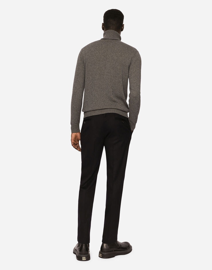 Cashmere turtle-neck sweater - 3
