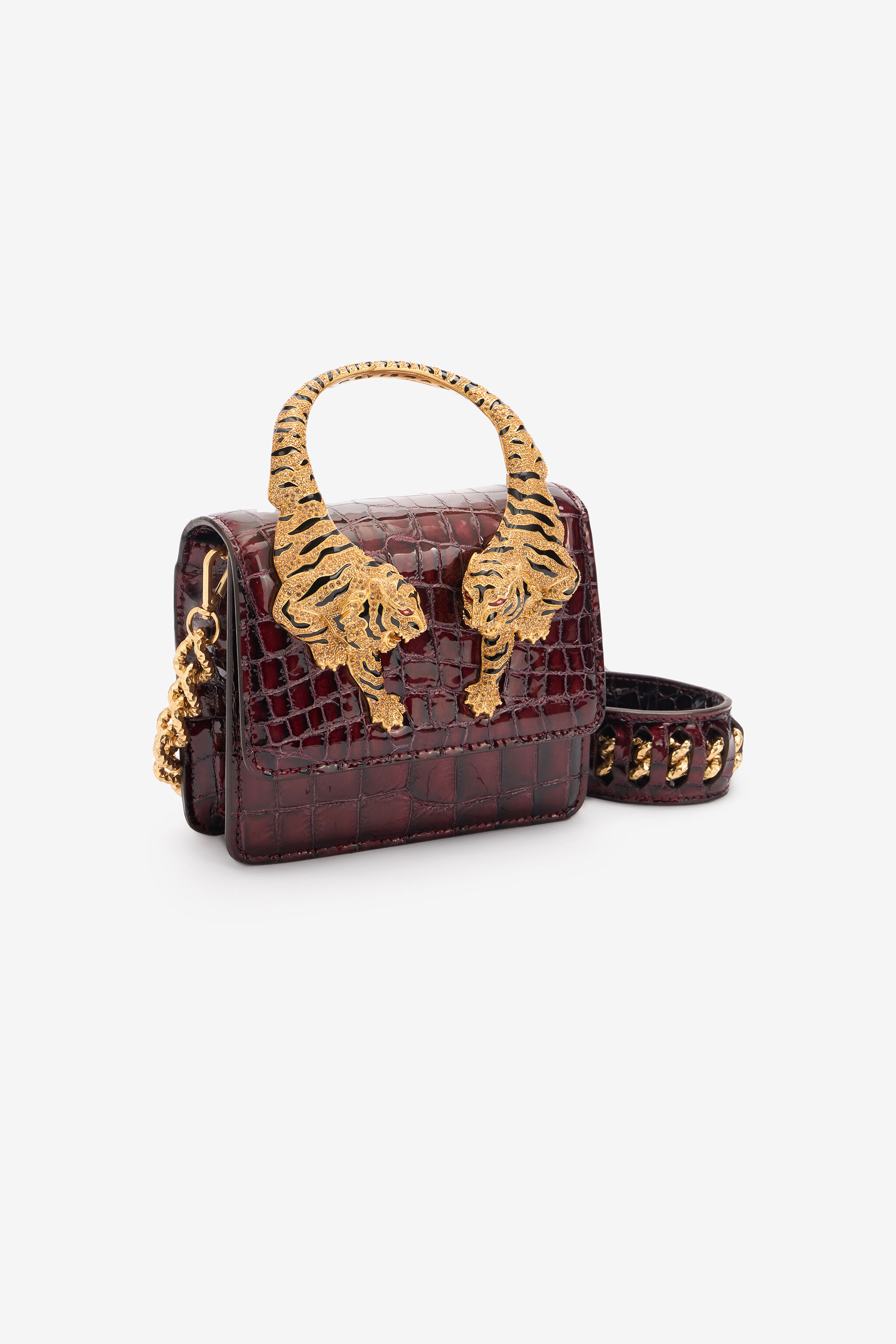 Crocodile-Print Roar Bag - 6
