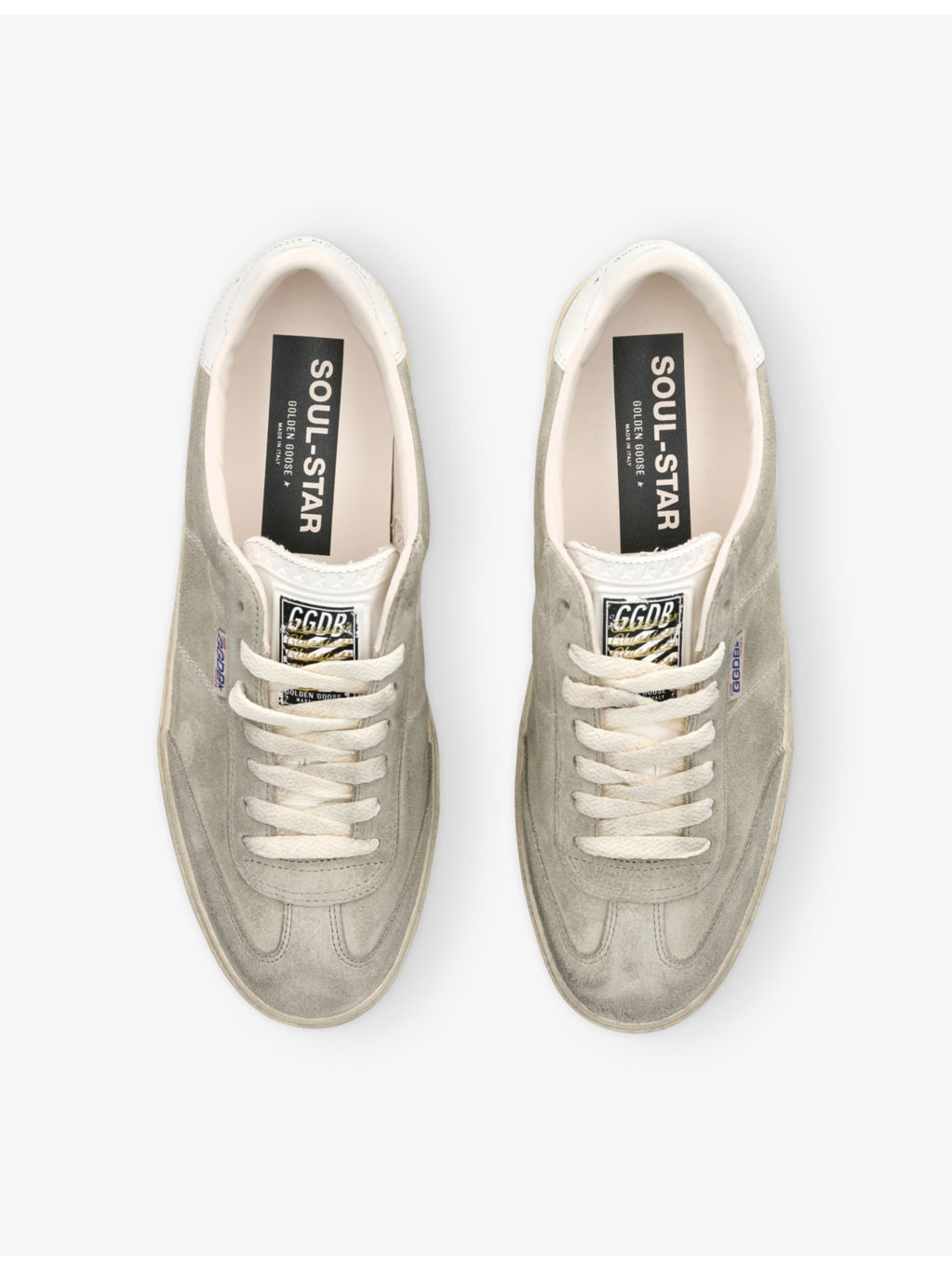 Soul-Star Leather-Trim Suede Low-Top Trainers - 2