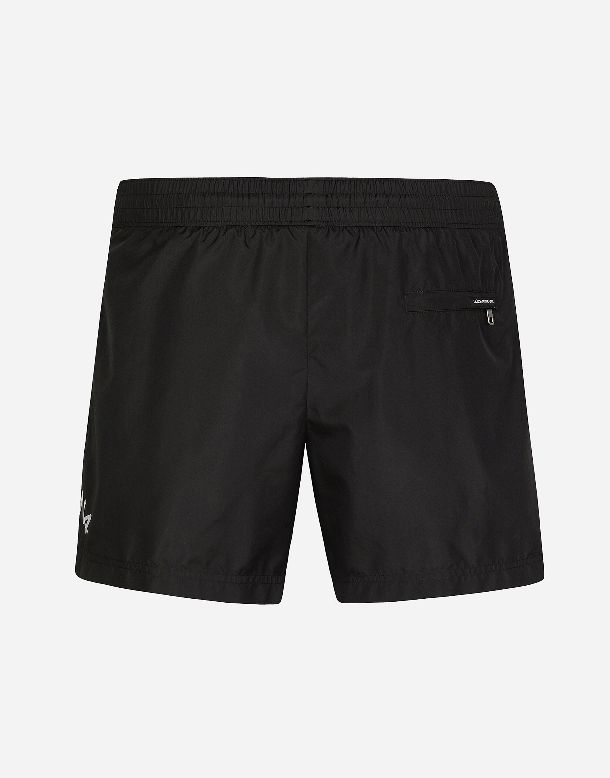 Short swim trunks with Dolce&Gabbana logo - 2