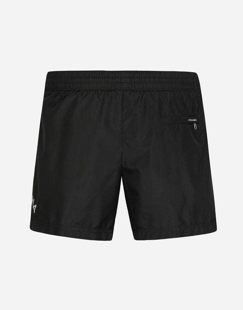 Dolce & Gabbana Short swim trunks with Dolce&Gabbana logo outlook