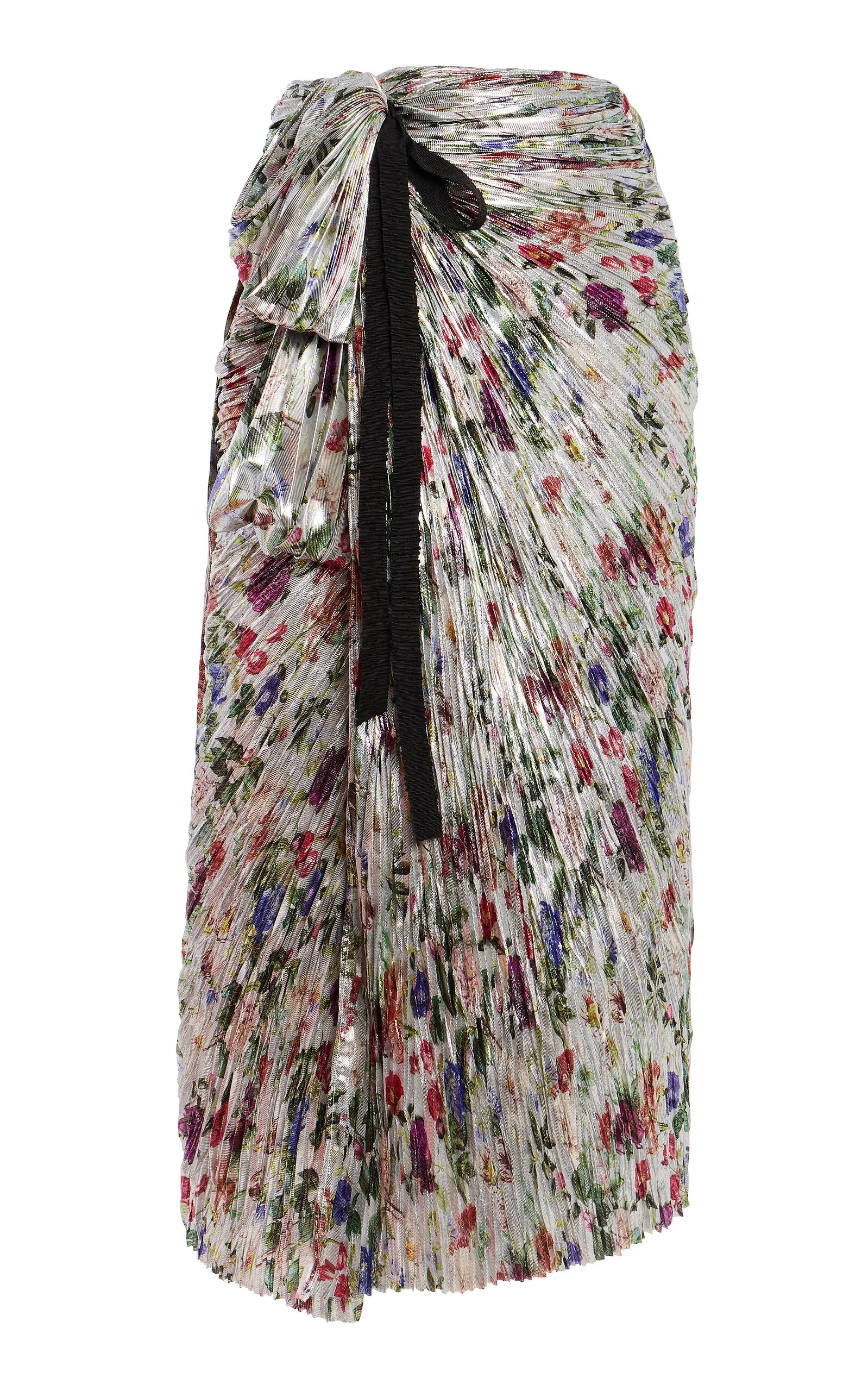Tali Pleated Metallic Midi Skirt multi - 1