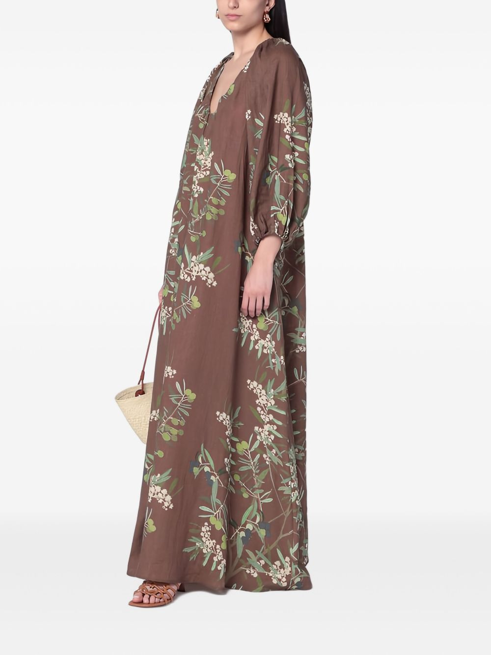Georgio floral-print maxi dress - 2