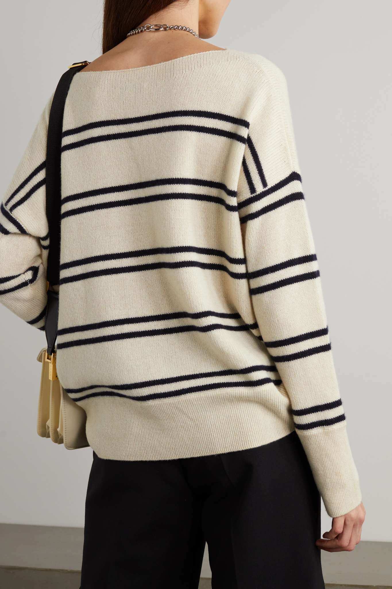 Striped cashmere sweater - 3