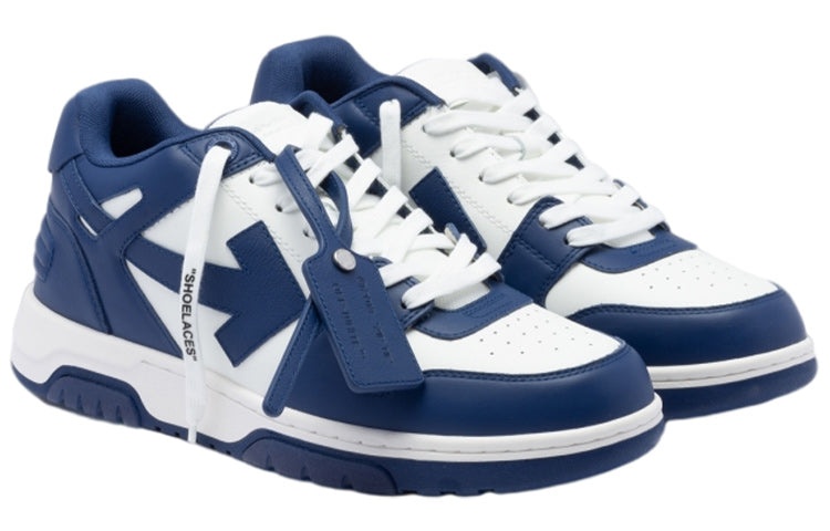 Off-White Out Of Office Low-Top Sneaker 'Blue White' OMIA189S22LEA0010142 - 3