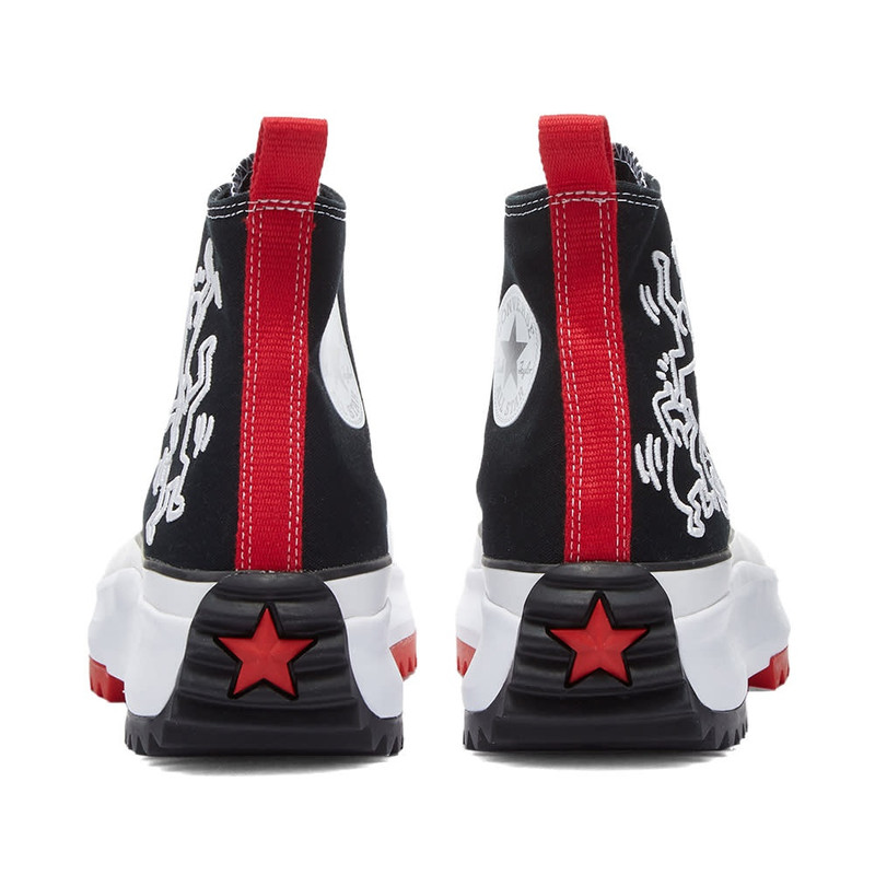 Converse Converse Keith Haring x Run 스타 Hike '블랙 화이트 레드'171859C outlook