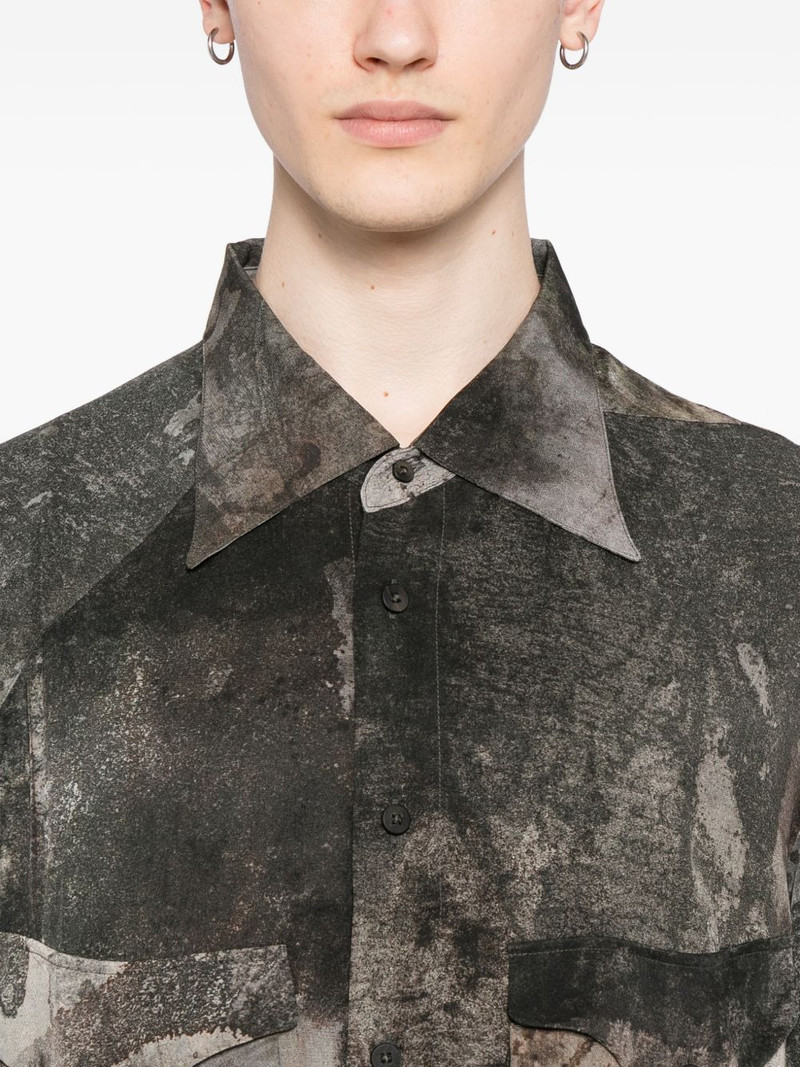 Ziggy Chen DIGITAL PRINT SILK SHIRT outlook