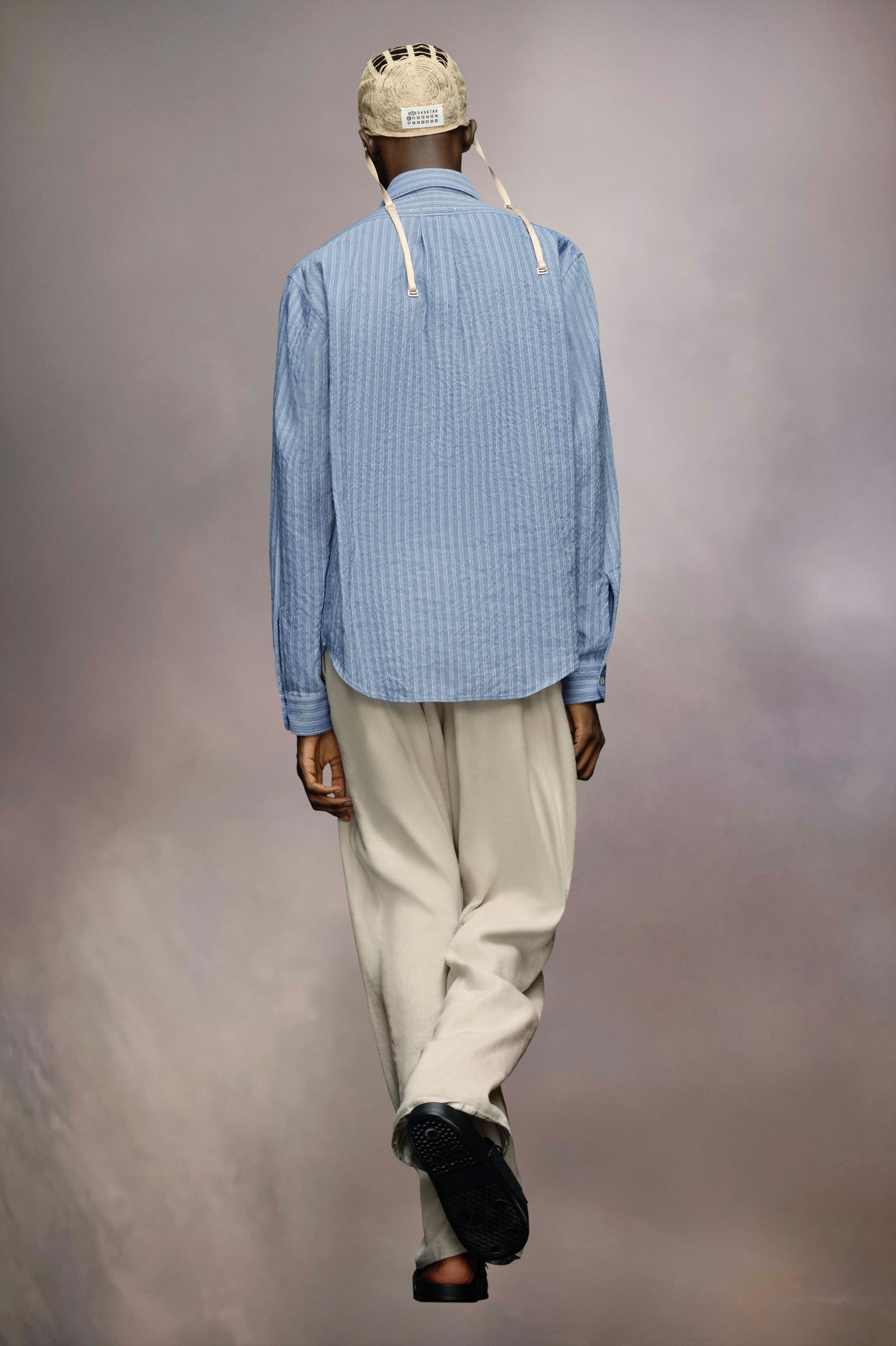 Seersucker linen shirt - 4