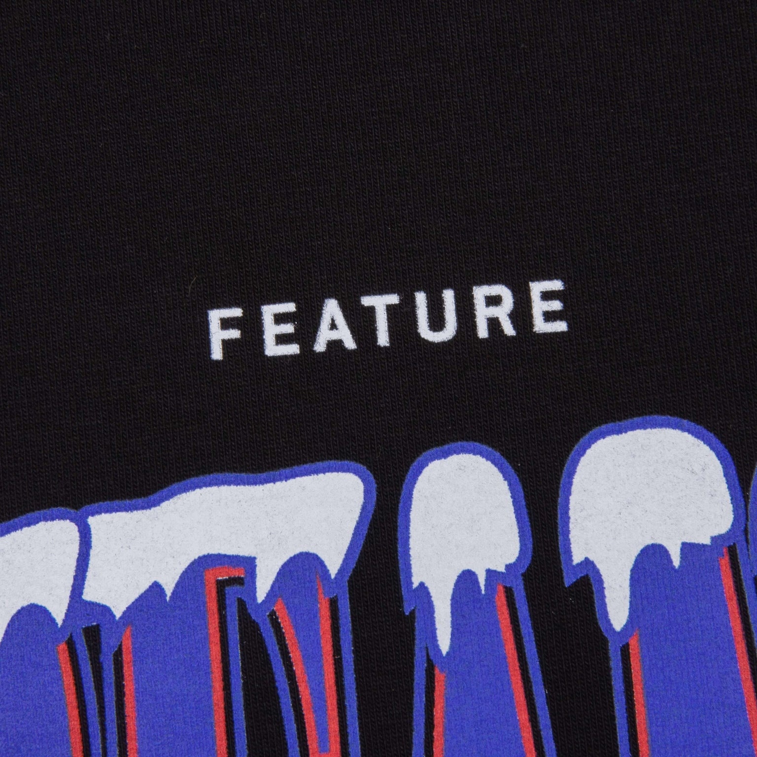 FEATURE X ICECREAM SUPER BOWL SHORT SLEEVE TEE - BLACK - 3