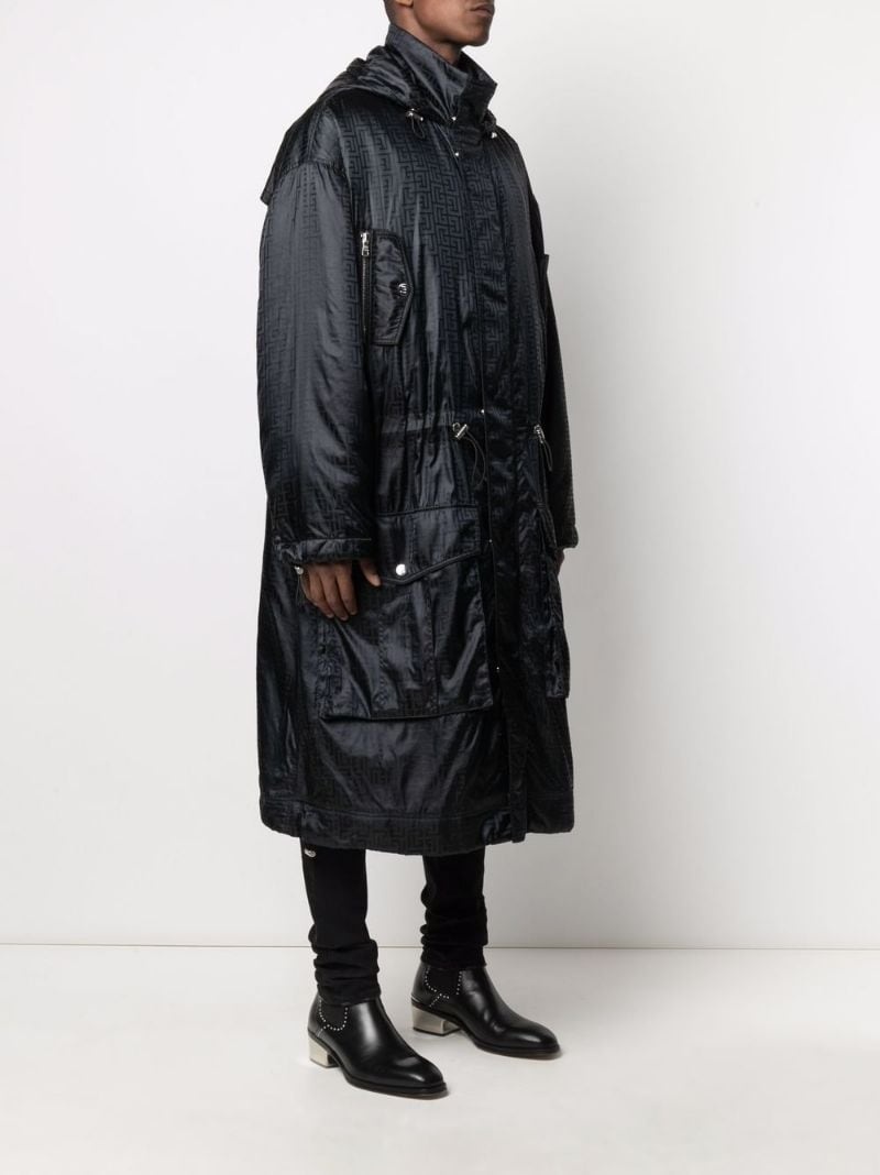 funnel neck parka - 3