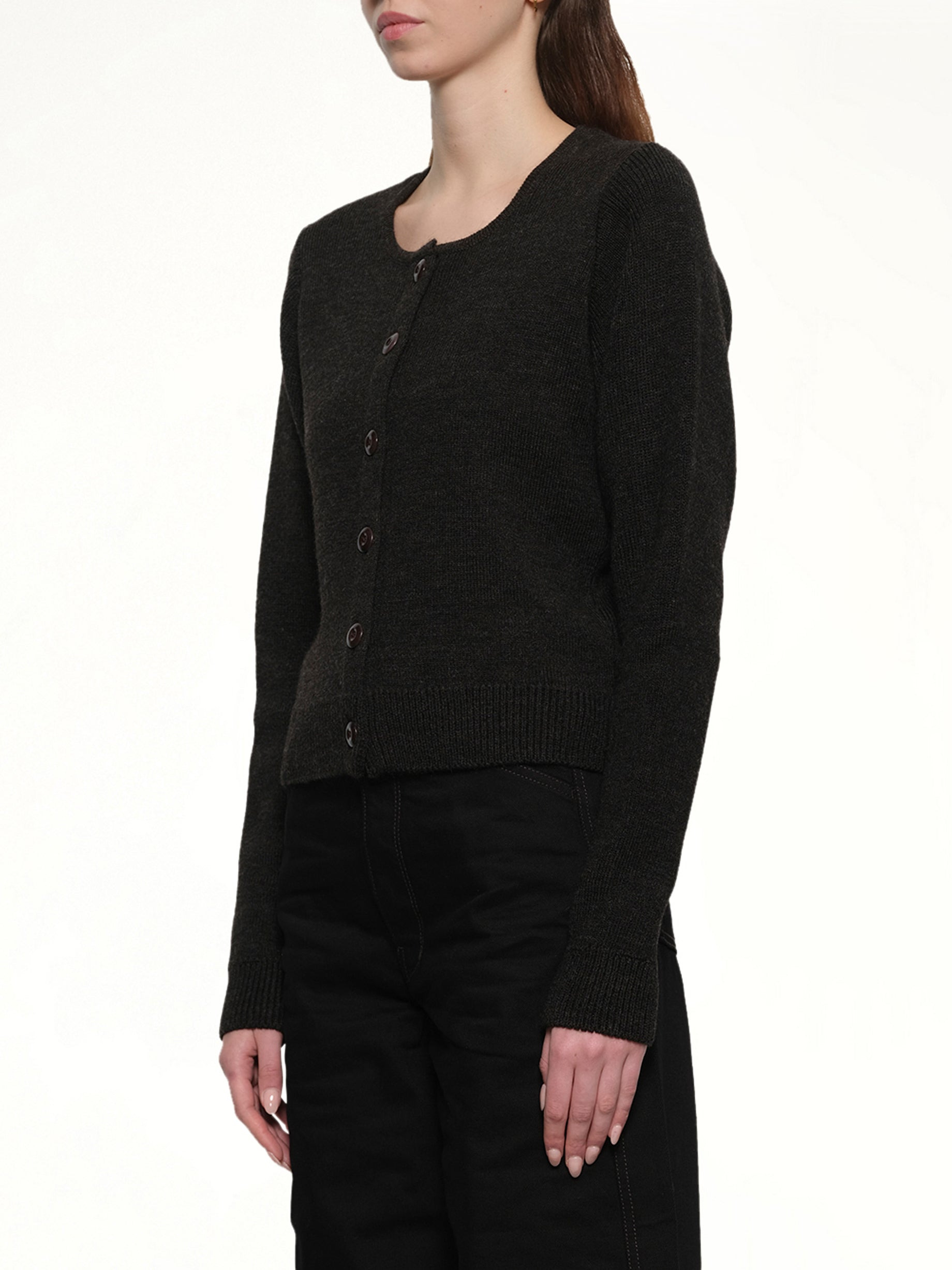 Cardigan in Dark Espresso - 3