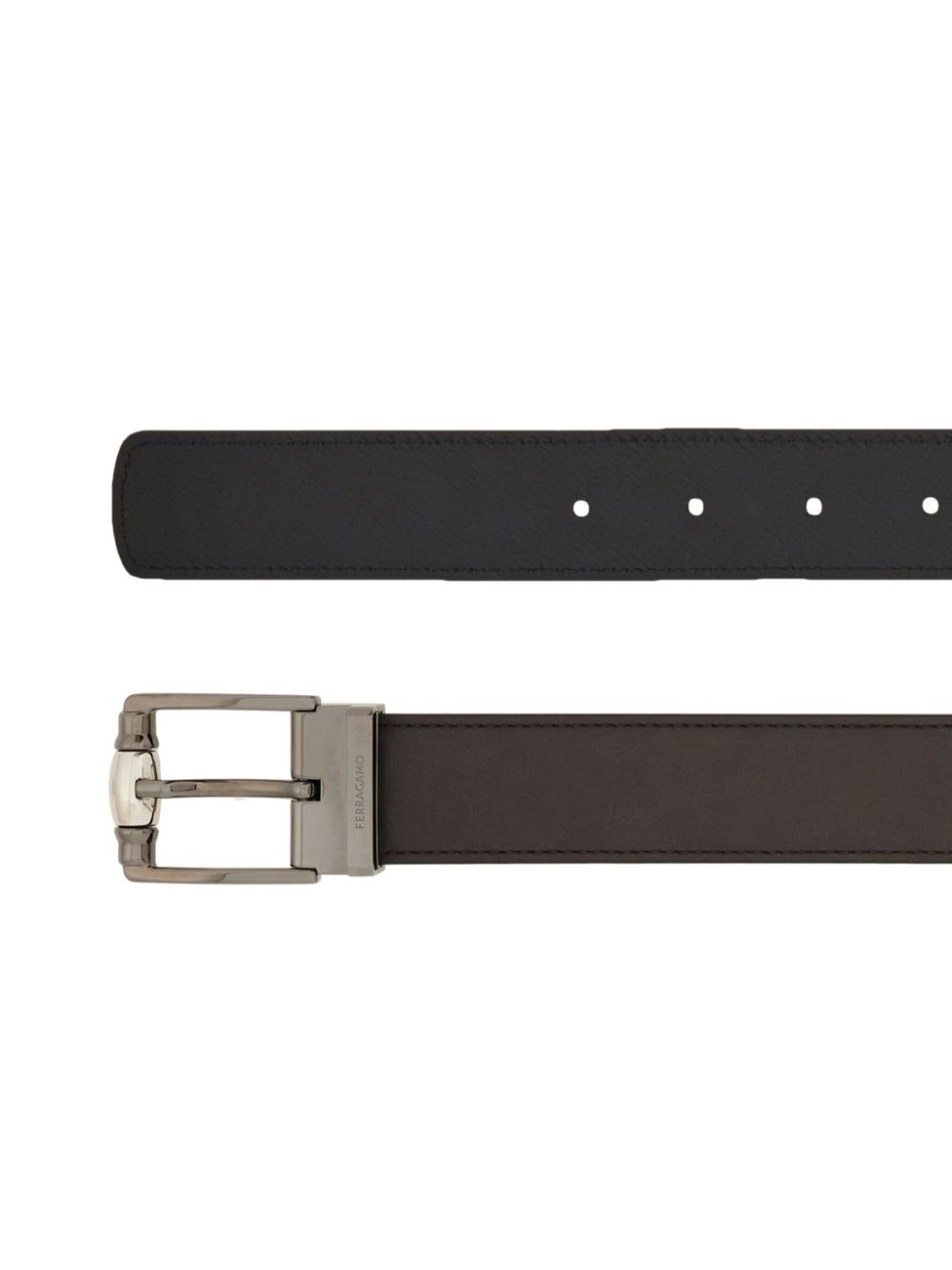 reversible leather belt - 2