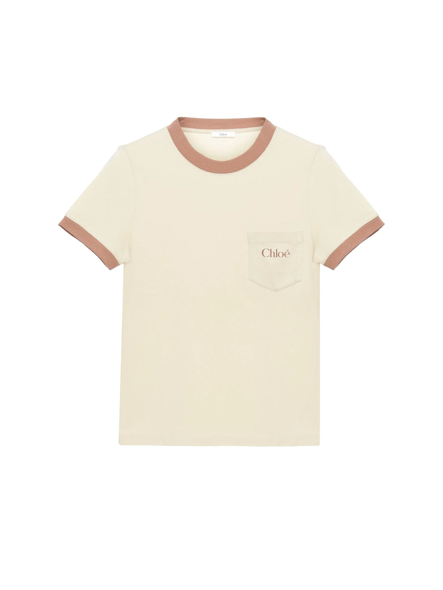 CREW-NECK LOGO T-SHIRT IN COTTON JERSEY - 1