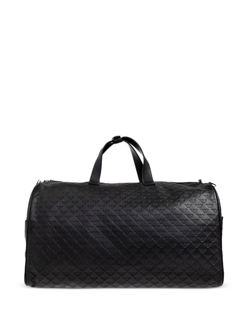 embossed-logo leather holdalls - 3