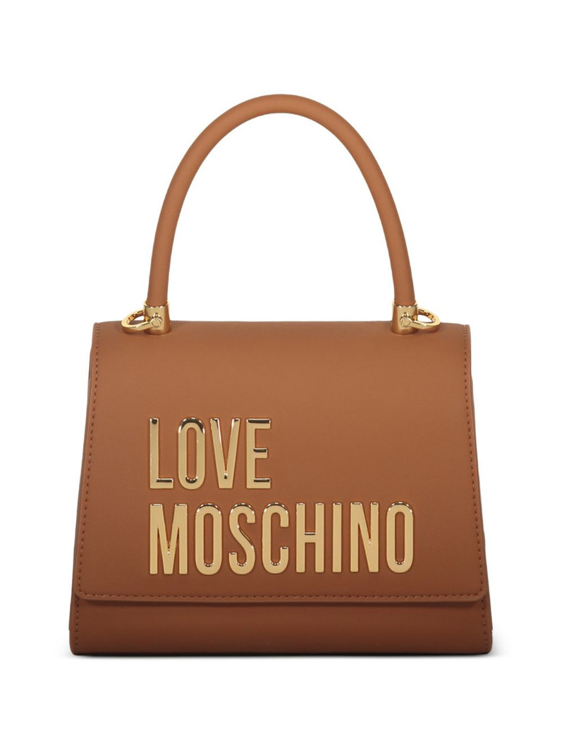 golden logo tote bag 1
