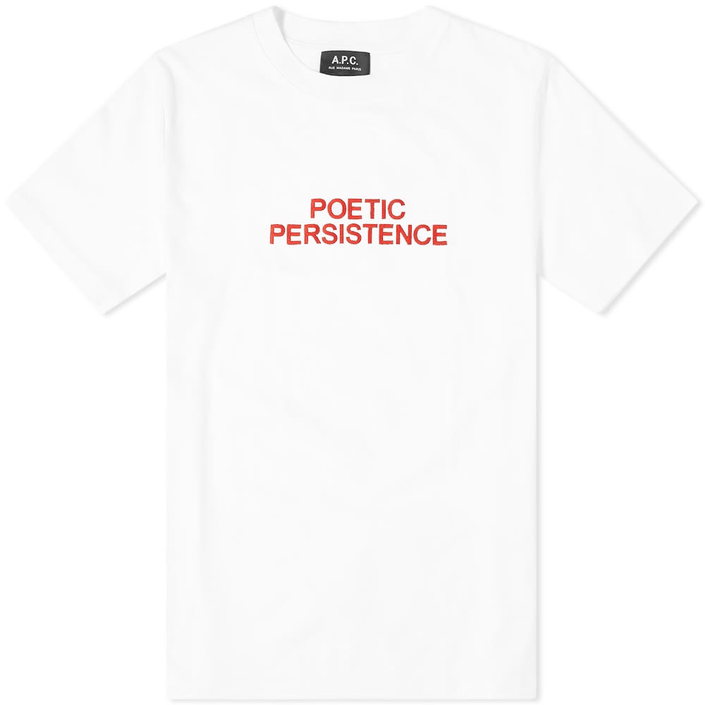 A.P.C. Poetic Persistence Tee - 1