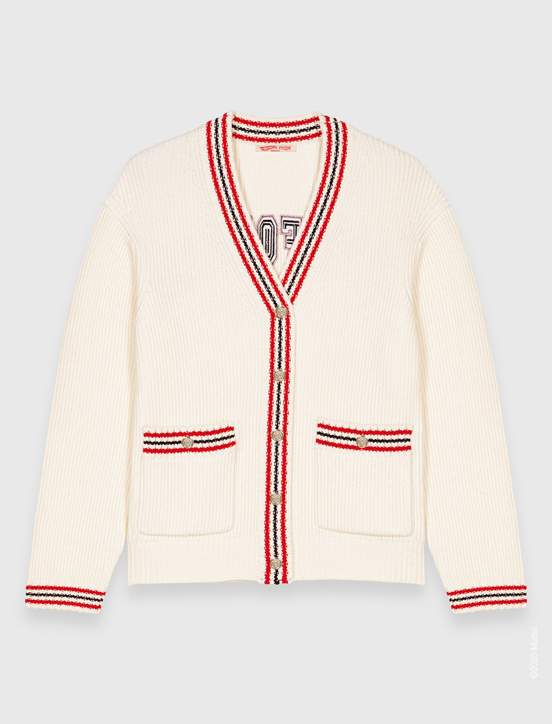 Embroidered longline cardigan 1