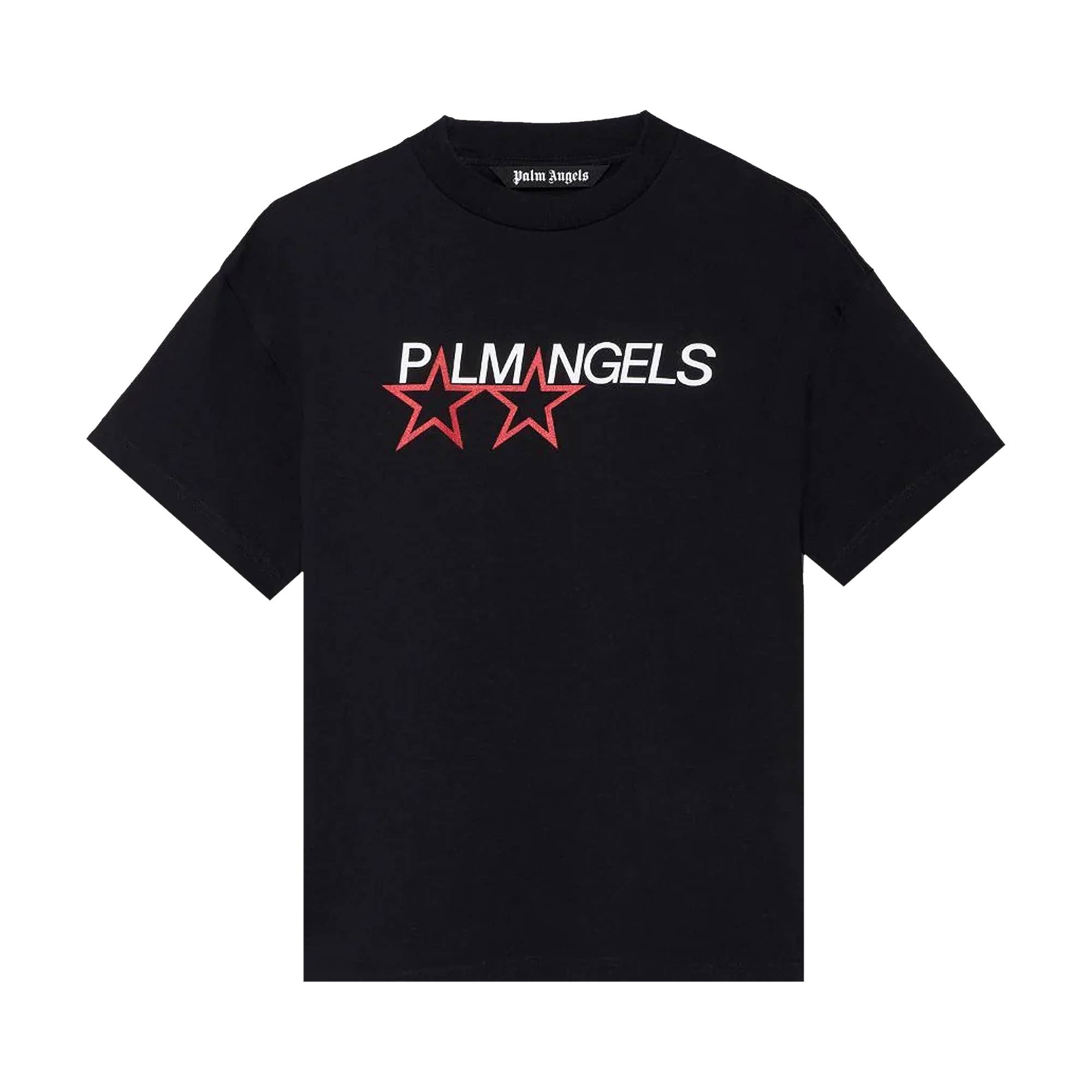 Palm Angels Racing Star Tee 'Black' - 1