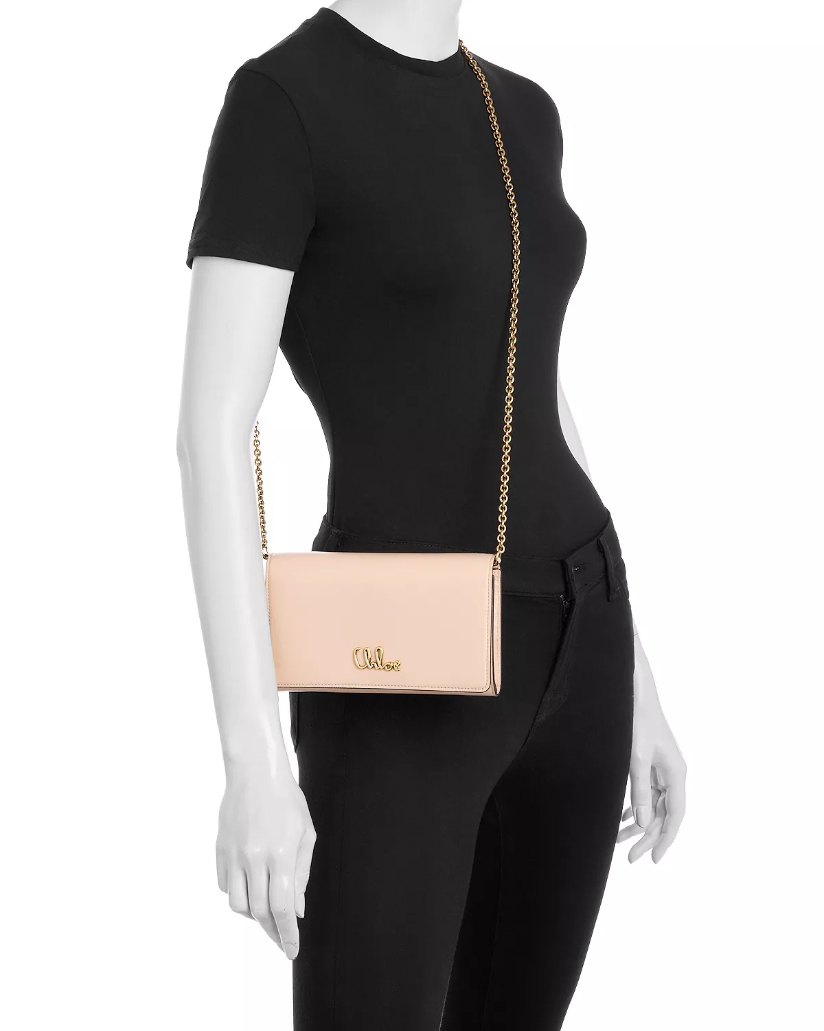 Iconic Leather Flap Wallet On Chain - 2