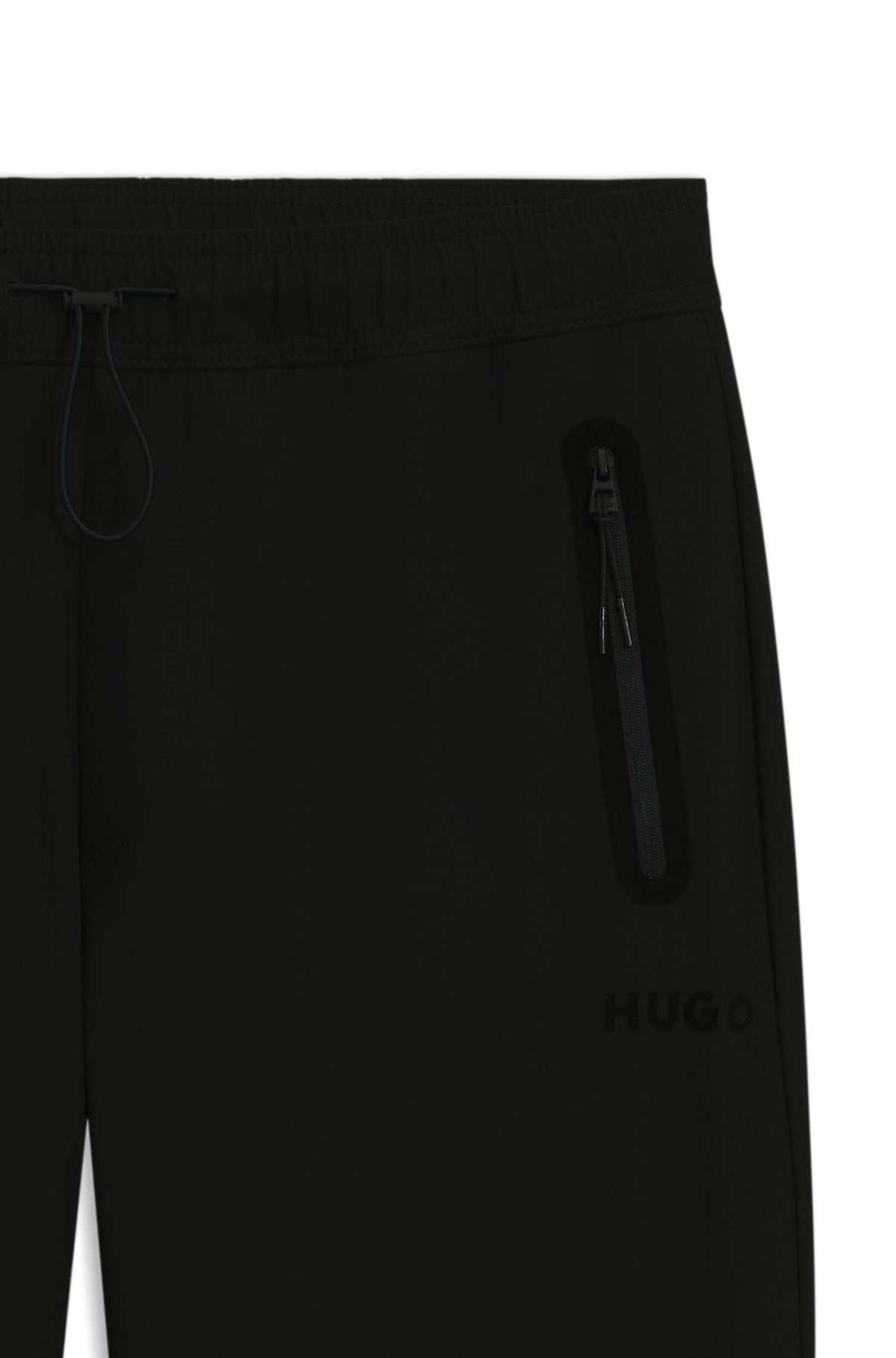 REGULAR-FIT PANTS IN WOOL TWILL WITH STRETCH - 6
