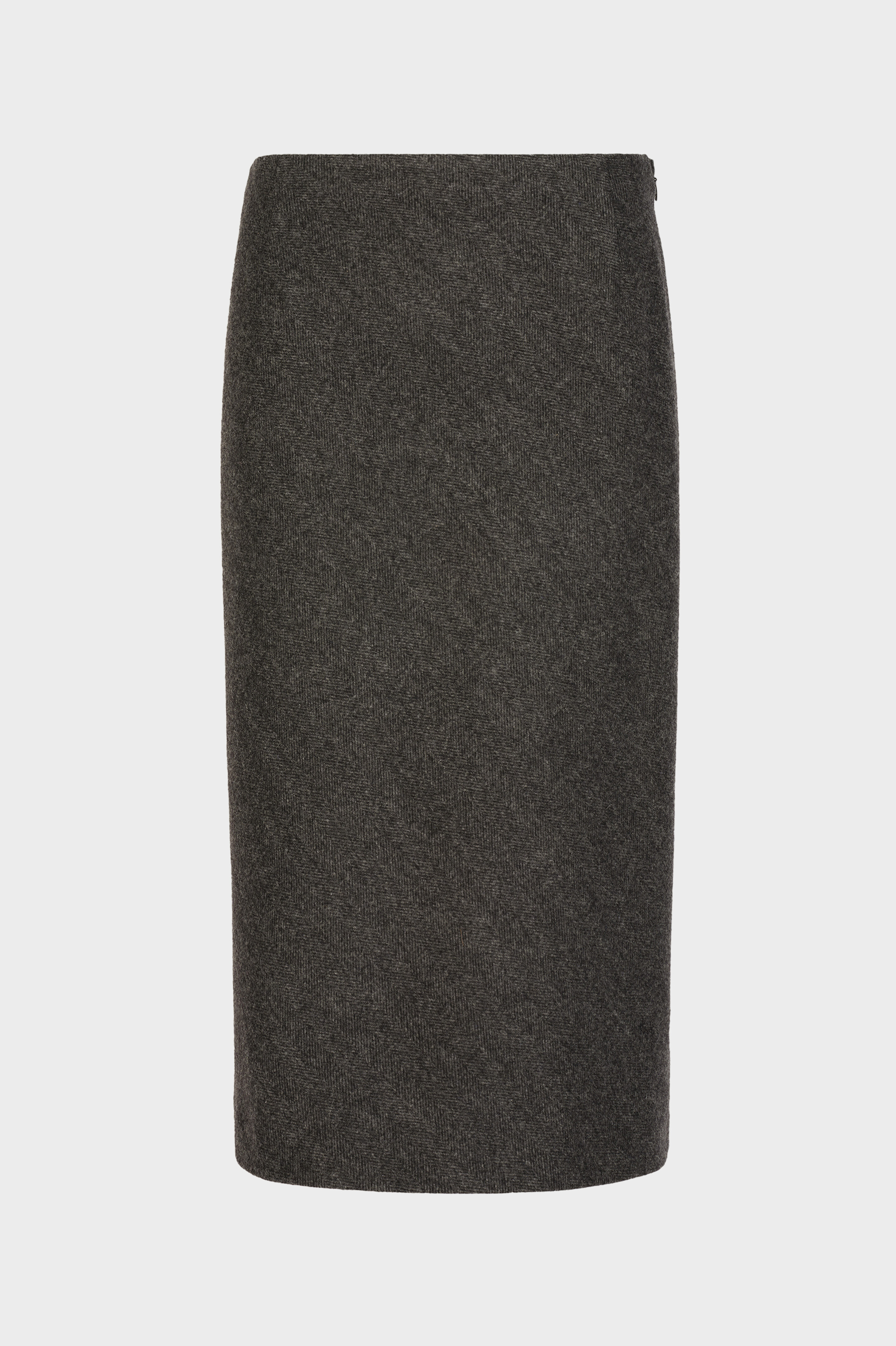 Herringbone A-Line Skirt - 2
